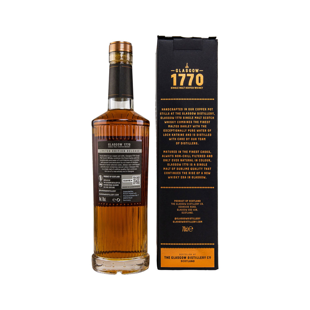1770 Glasgow Distillery Peated 2018/2022 - 4 Years Old - Moscatel Single Cask #18/960