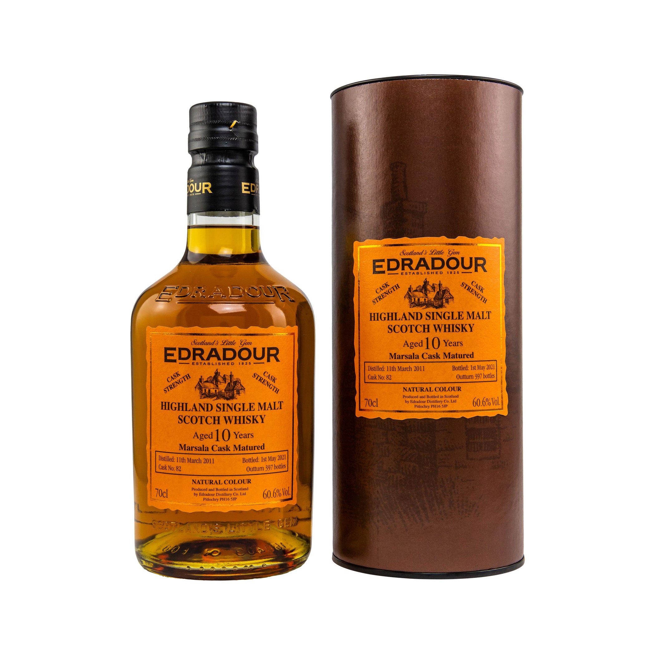Edradour 2011/2021 - 10 Jahre - Marsala Cask Strength #82
