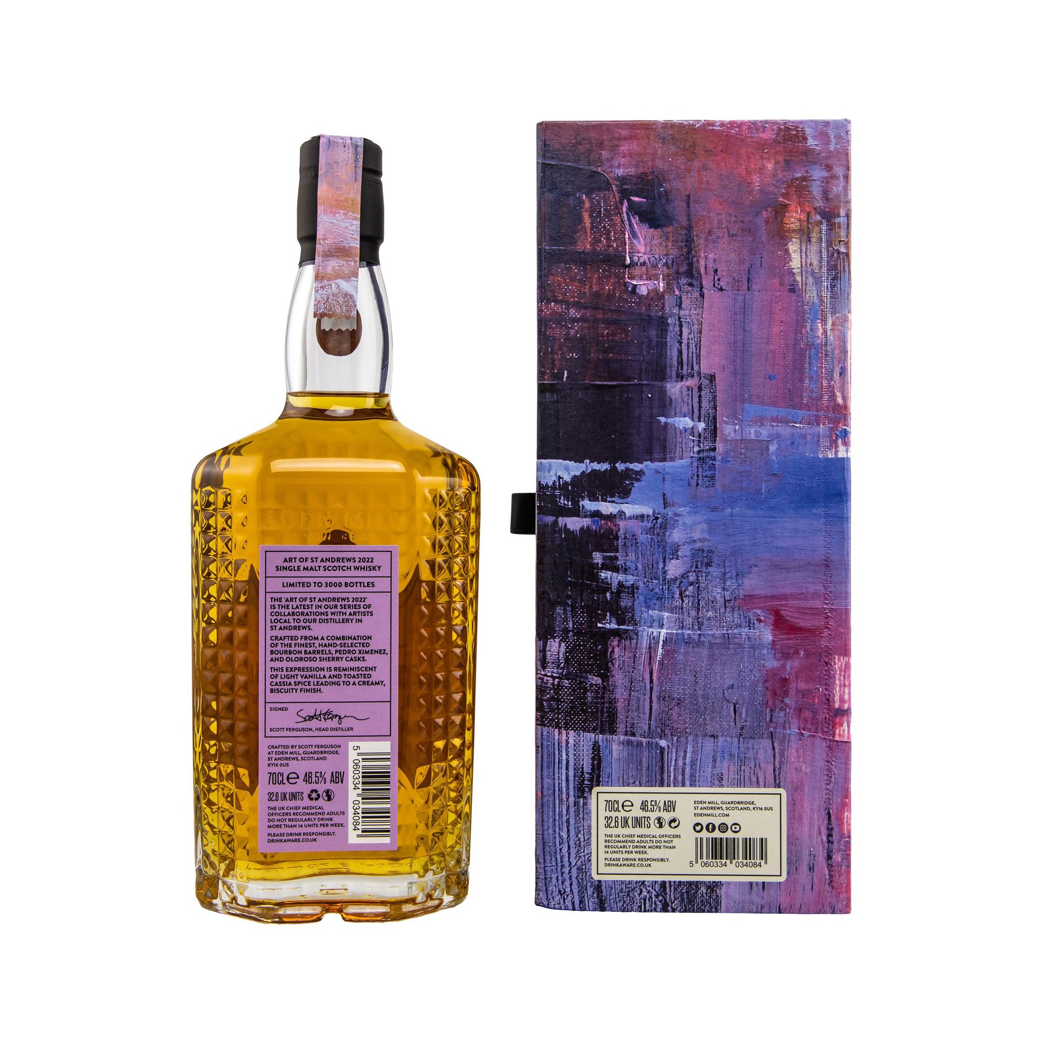 Eden Mill Art of St Andrews 2022 – Limited Release - Single Malt Scotch Whisky