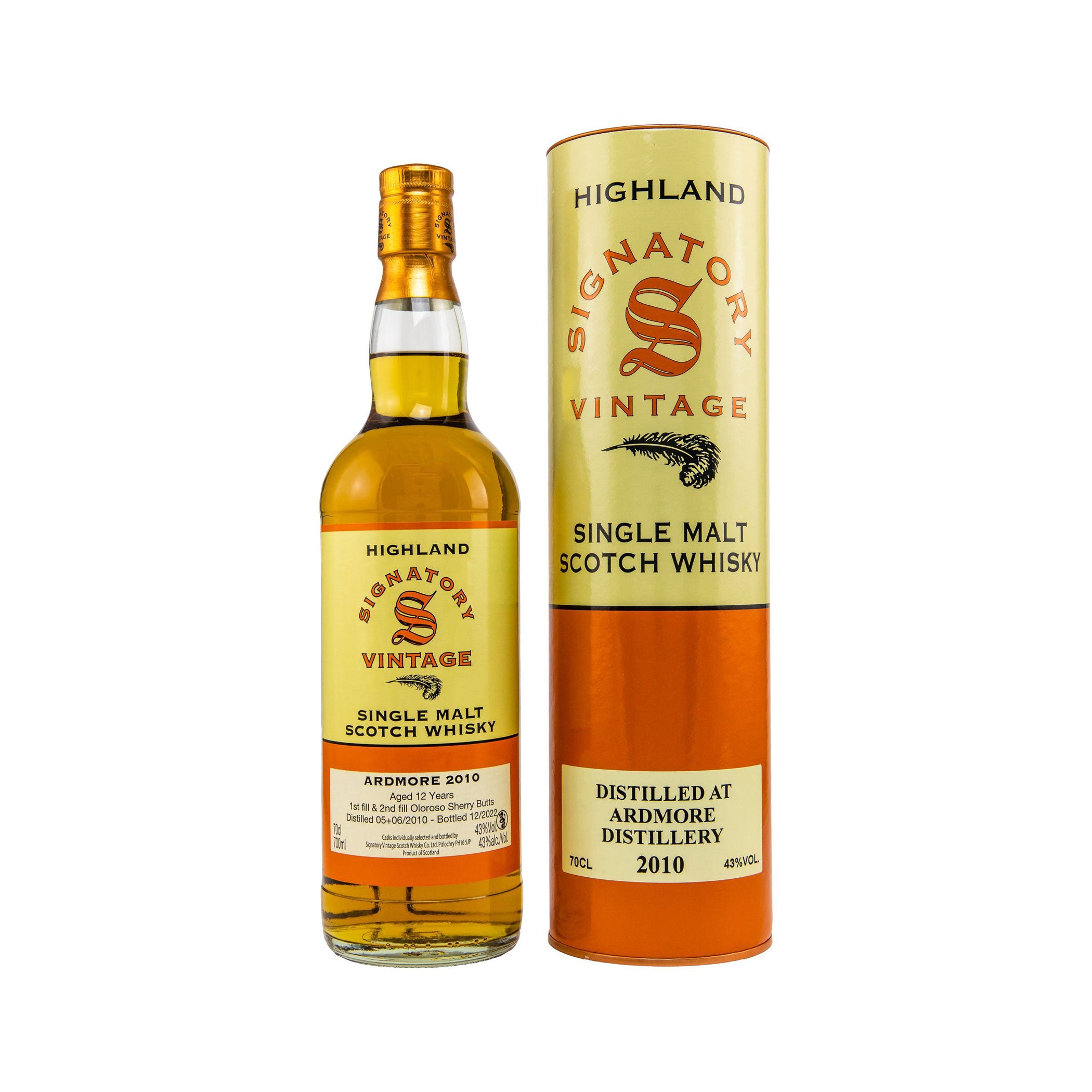 Ardmore 2010/2022 - Signatory Vintage Highland Single Malt Scotch Whisky