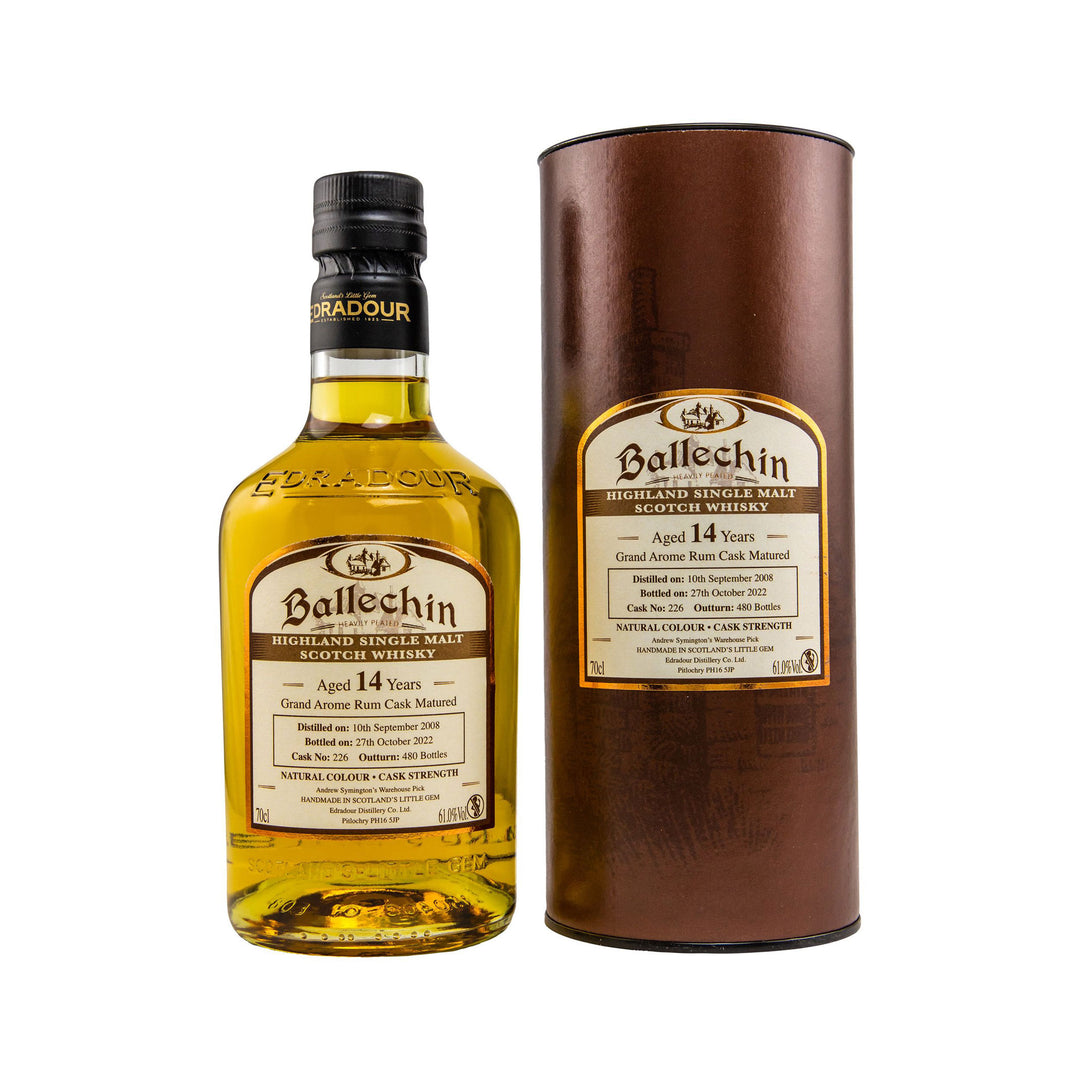 Ballechin 2008/2022 - 14 Jahre - Rum Grand Arome - Highland Single Malt Scotch Whisky