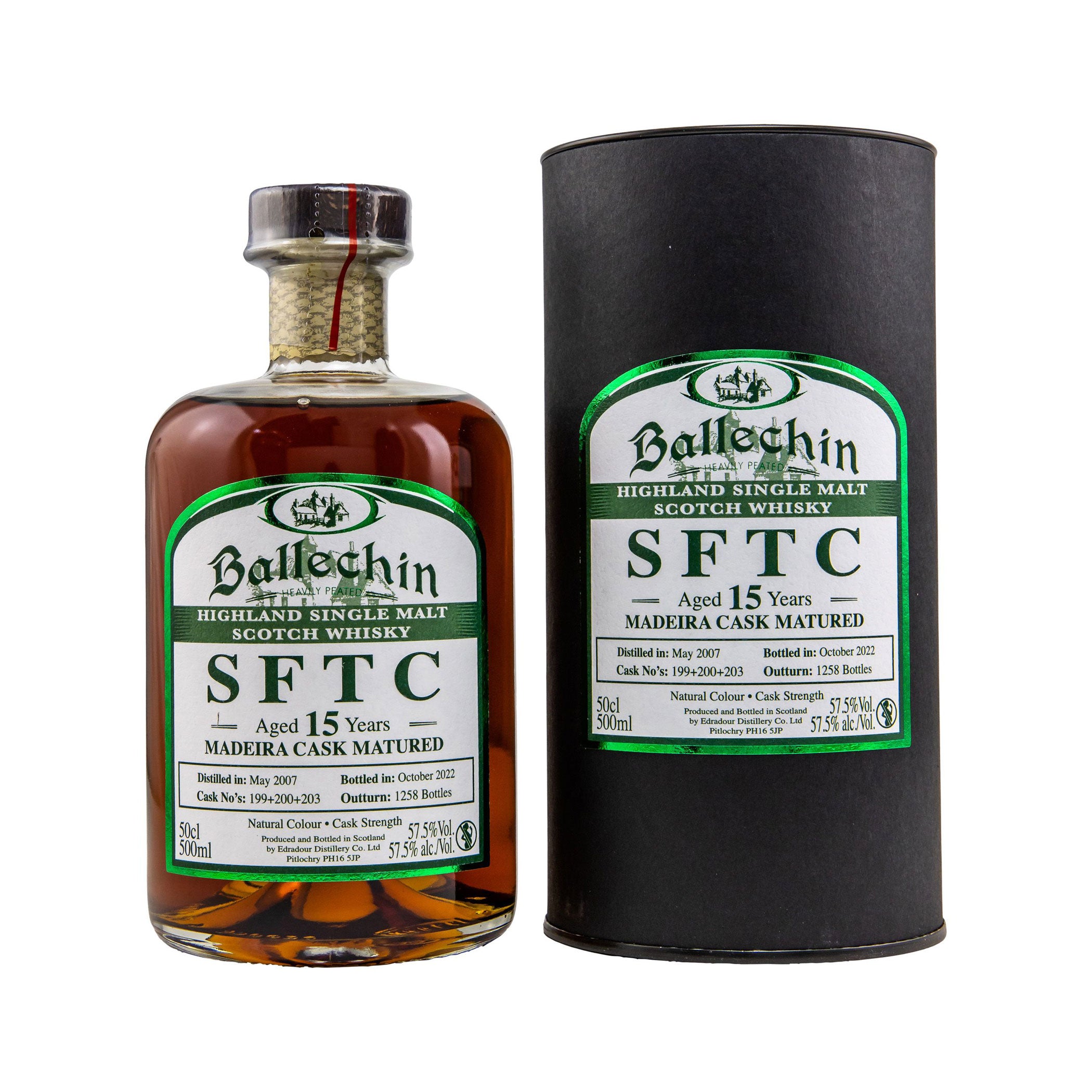 Ballechin 2007/2022 - 15 Jahre - Straight from the Cask - Highland Single Malt Scotch Whisky
