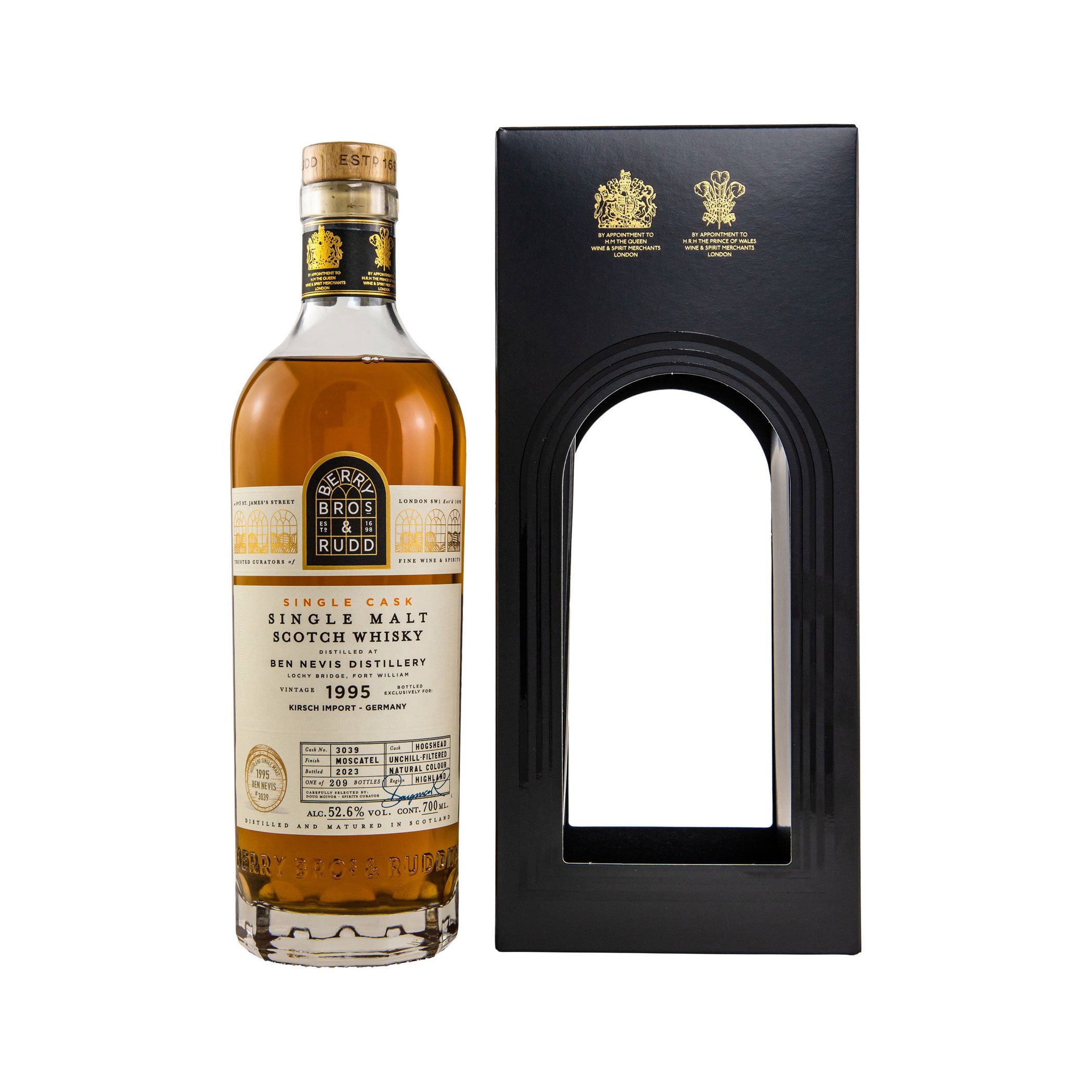 Ben Nevis 1995/2023 – Moscatel Cask Berry Bros. & Rudd Highland Single Malt Scotch Whisky