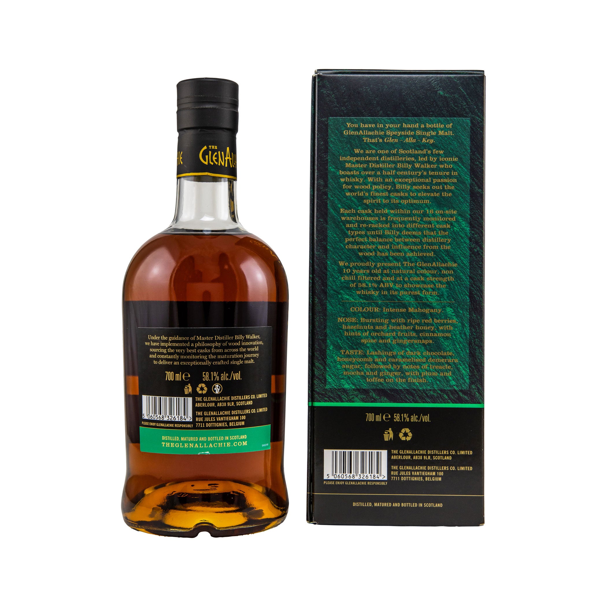 GlenAllachie 10 Jahre - Batch 9 - Cask Strength - Speyside Single Malt Scotch Whisky