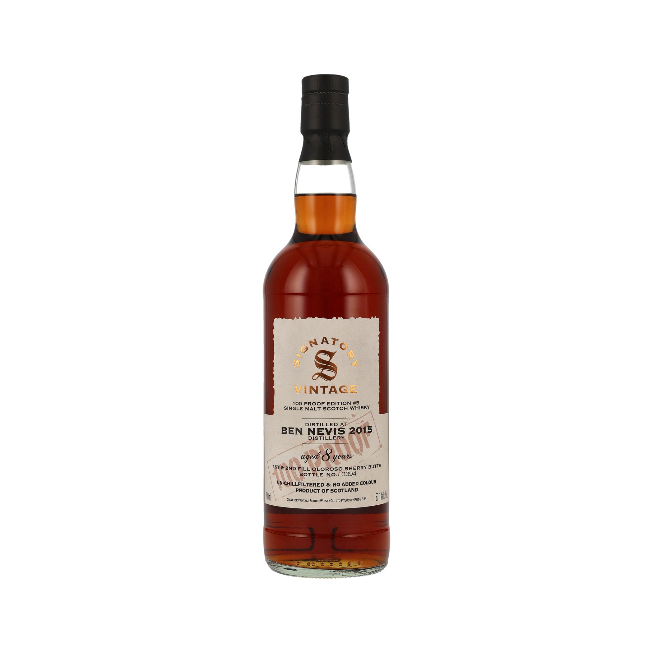 Ben Nevis 2015/2023 - Signatory Vintage Highland Single Malt Scotch Whisky - Small Batch Edition #5