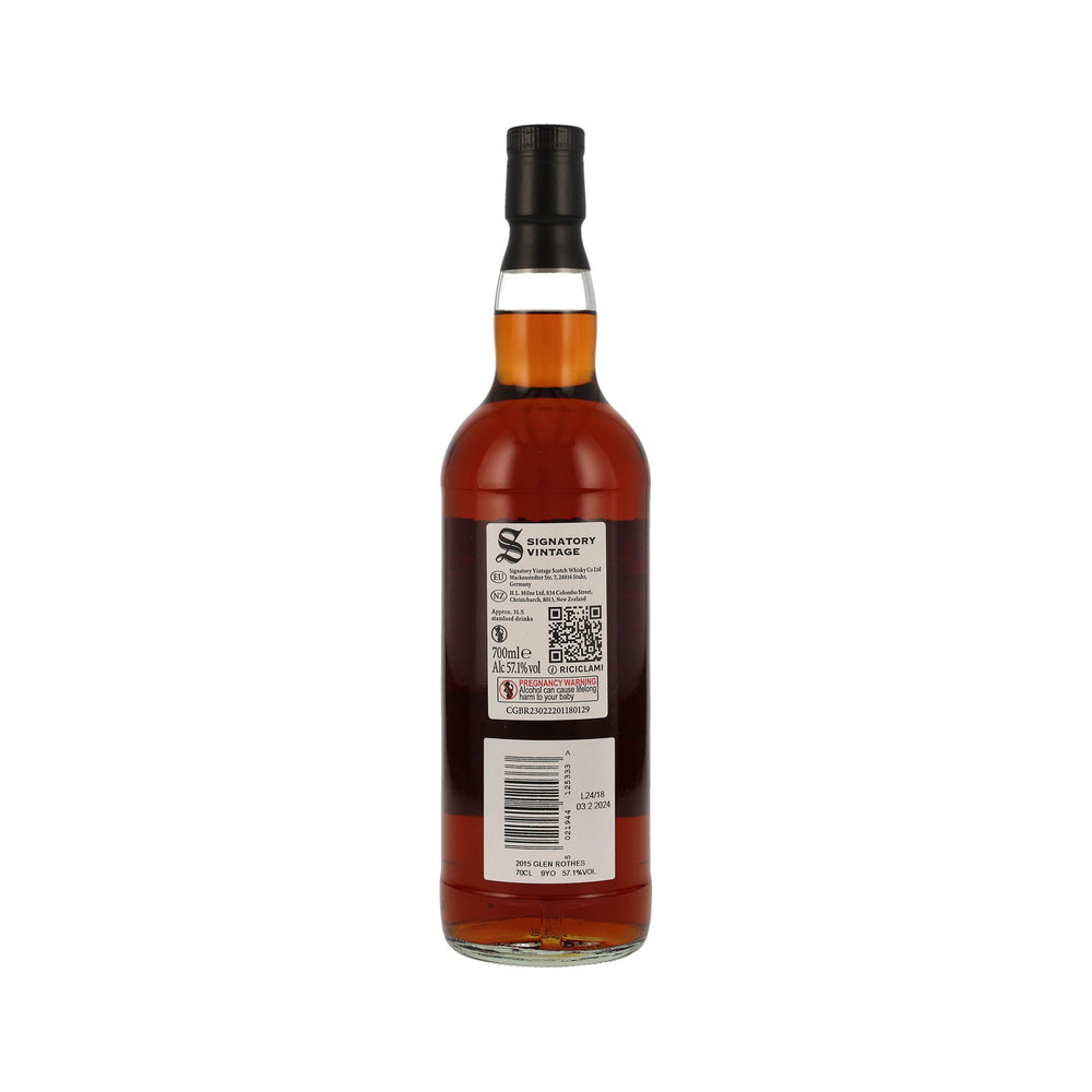 Glenrothes 2015/2023 - Signatory Vintage Speyside Single Malt Scotch Whisky - 100 Proof Edition #6