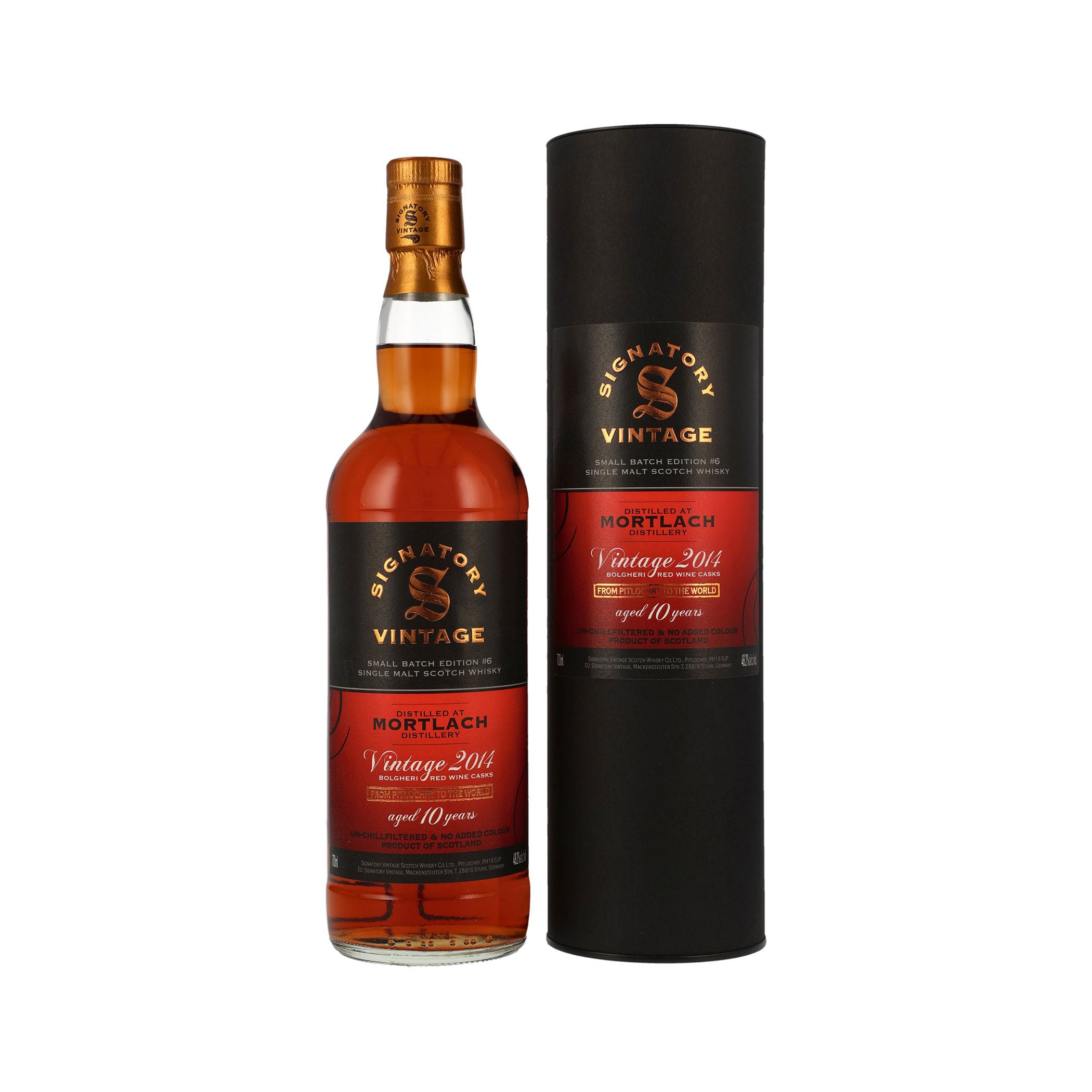 Mortlach 2014/2024 - 10 Jahre - Signatory Small Batch Edition #6 - Bolgheri