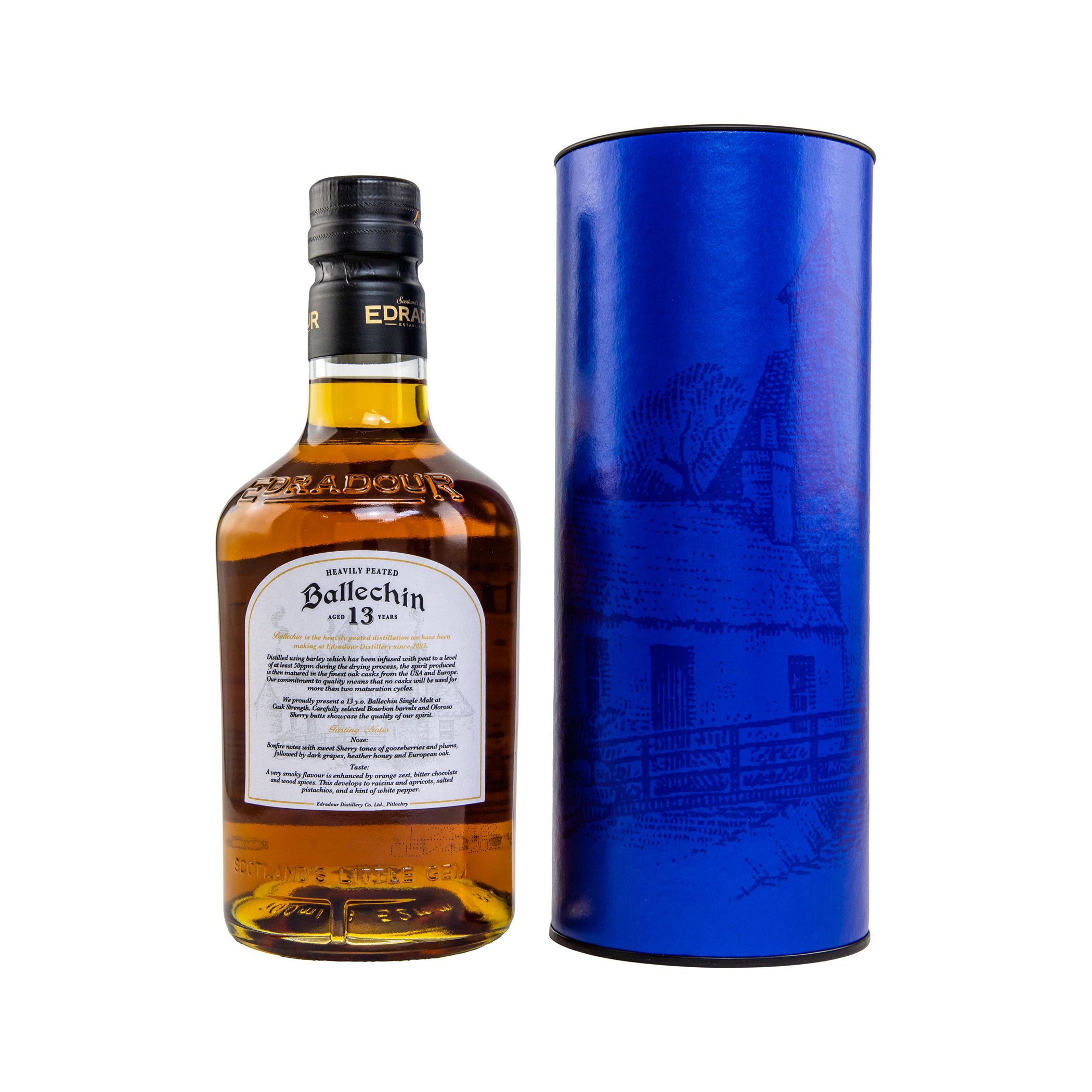 Ballechin 13 Jahre – Heavily Peated - Highland Single Malt Scotch Whisky - Cask Strength Edition