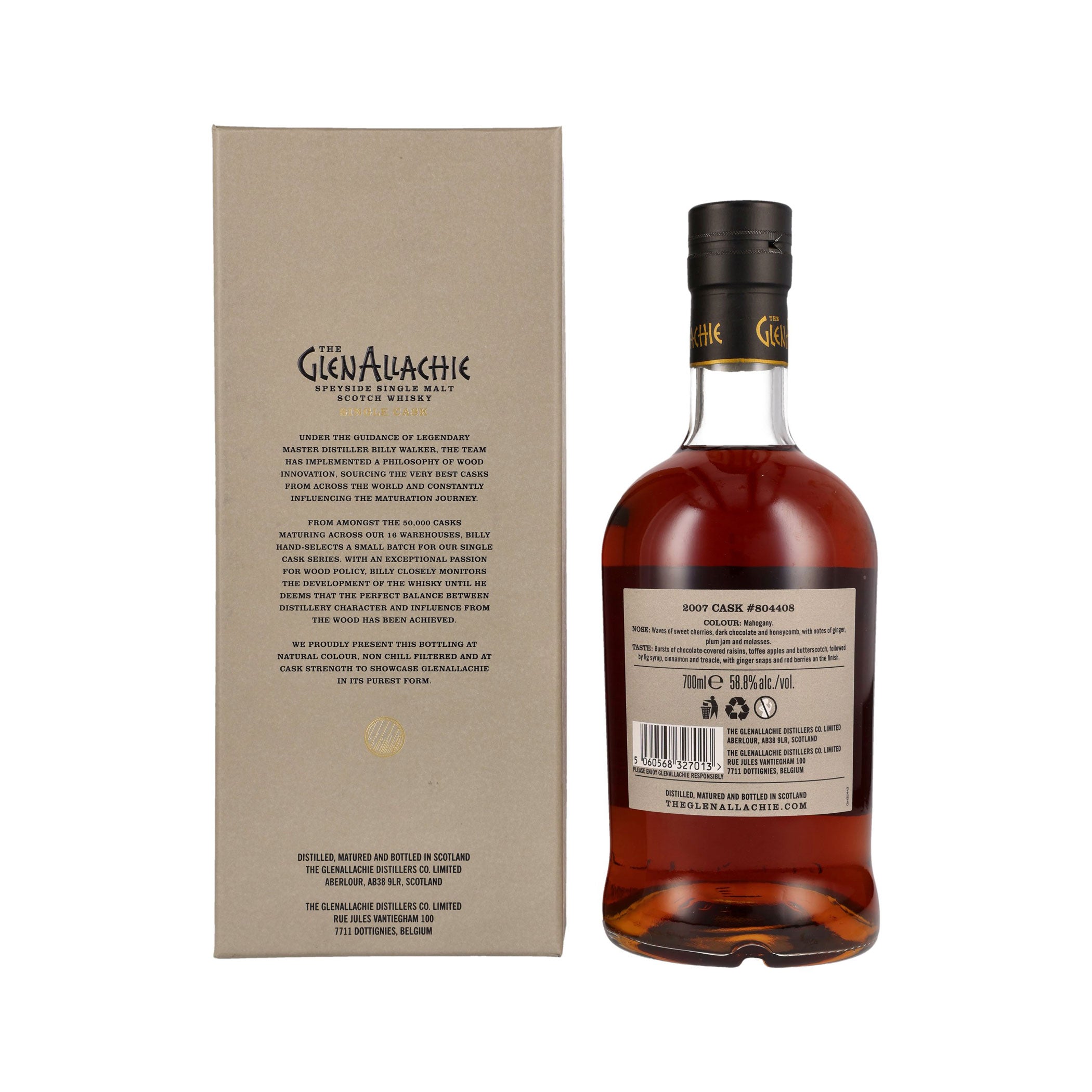 GlenAllachie 2007/2023 - 15 Jahre Single PX Puncheon No. 804408 - Single Malt Whisky