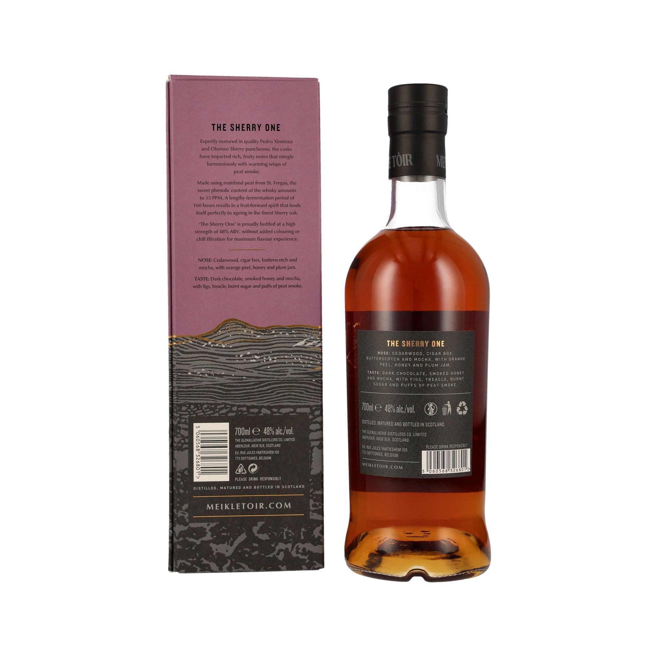 Meikle Toir - The Sherry One - Heavily Peated GlenAllachie - Speyside Single Malt Scotch Whisky
