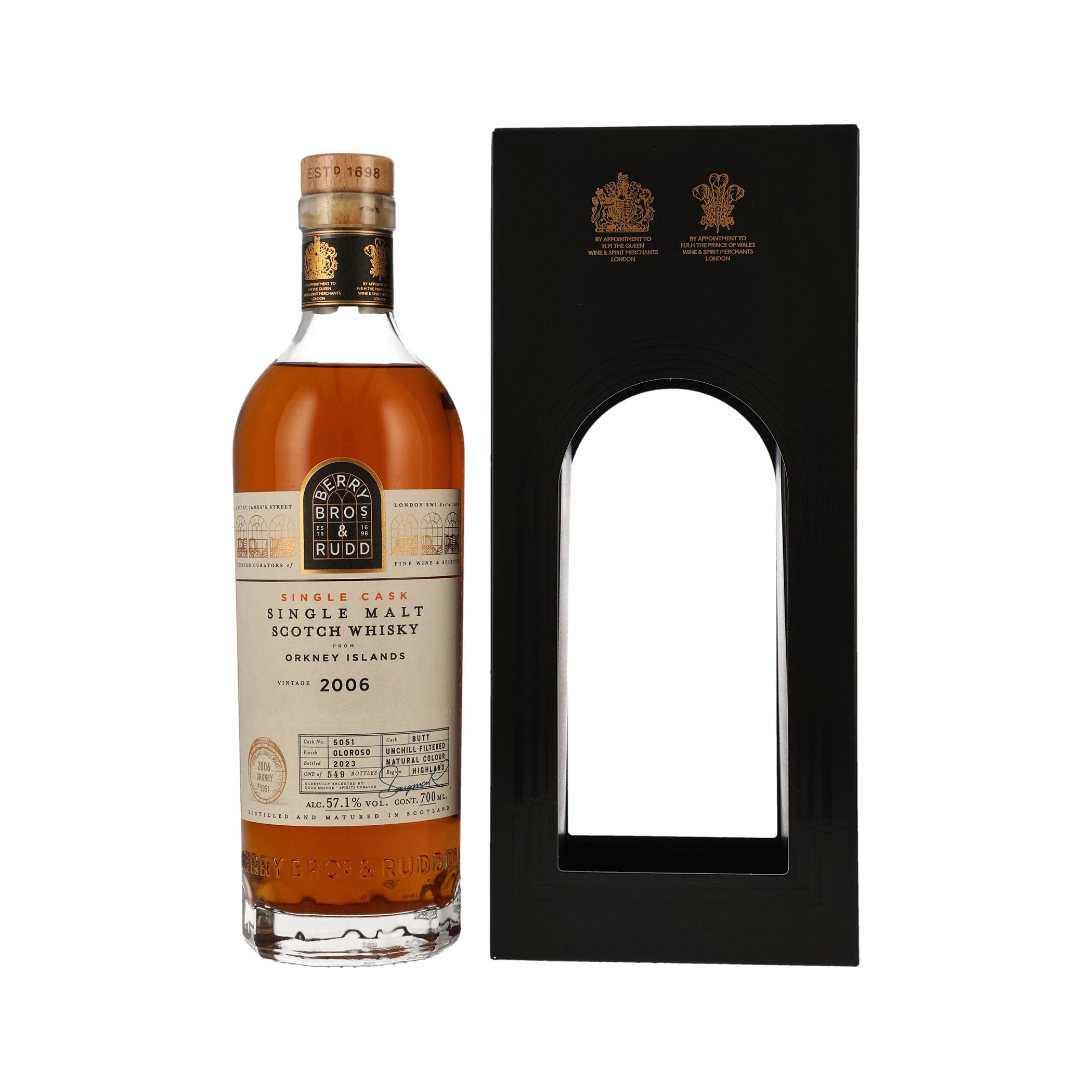 Orkney Islands 2006/2023 - #5051 - Berry Bros. & Rudd - Highland Single Malt Scotch Whisky