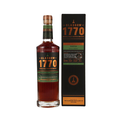 1770 Glasgow Single Malt Scotch Whisky - Peated Cask Strength - PX Cask Finish Batch #1