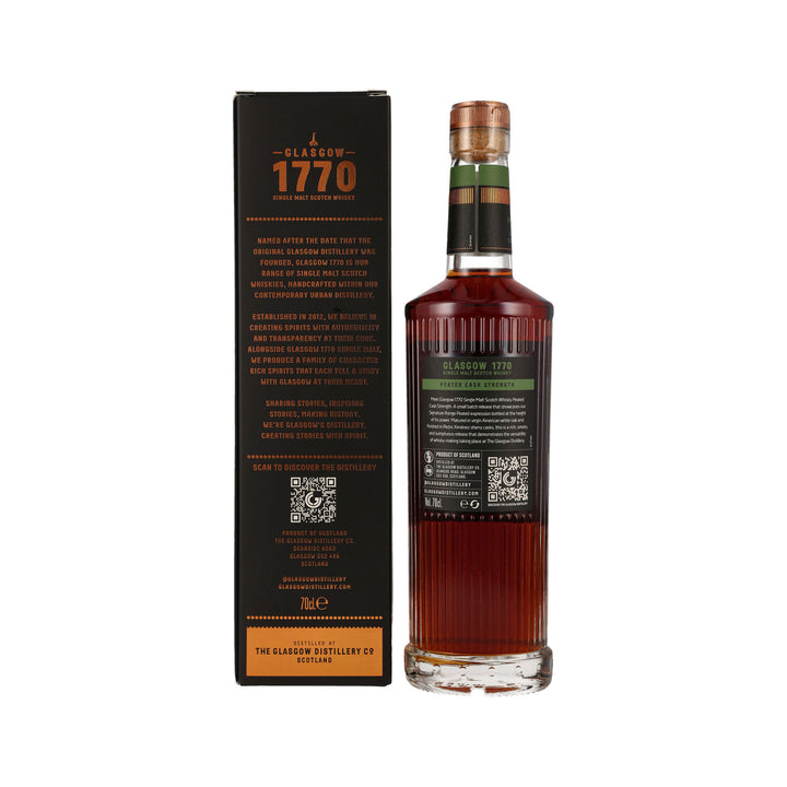 1770 Glasgow Single Malt Scotch Whisky - Peated Cask Strength - PX Cask Finish Batch 