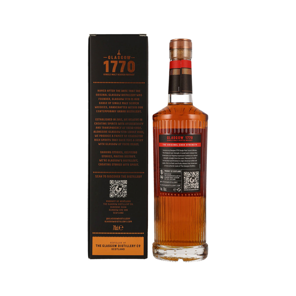 1770 Glasgow Single Malt Scotch Whisky - The Original - Cask Strength Batch #1