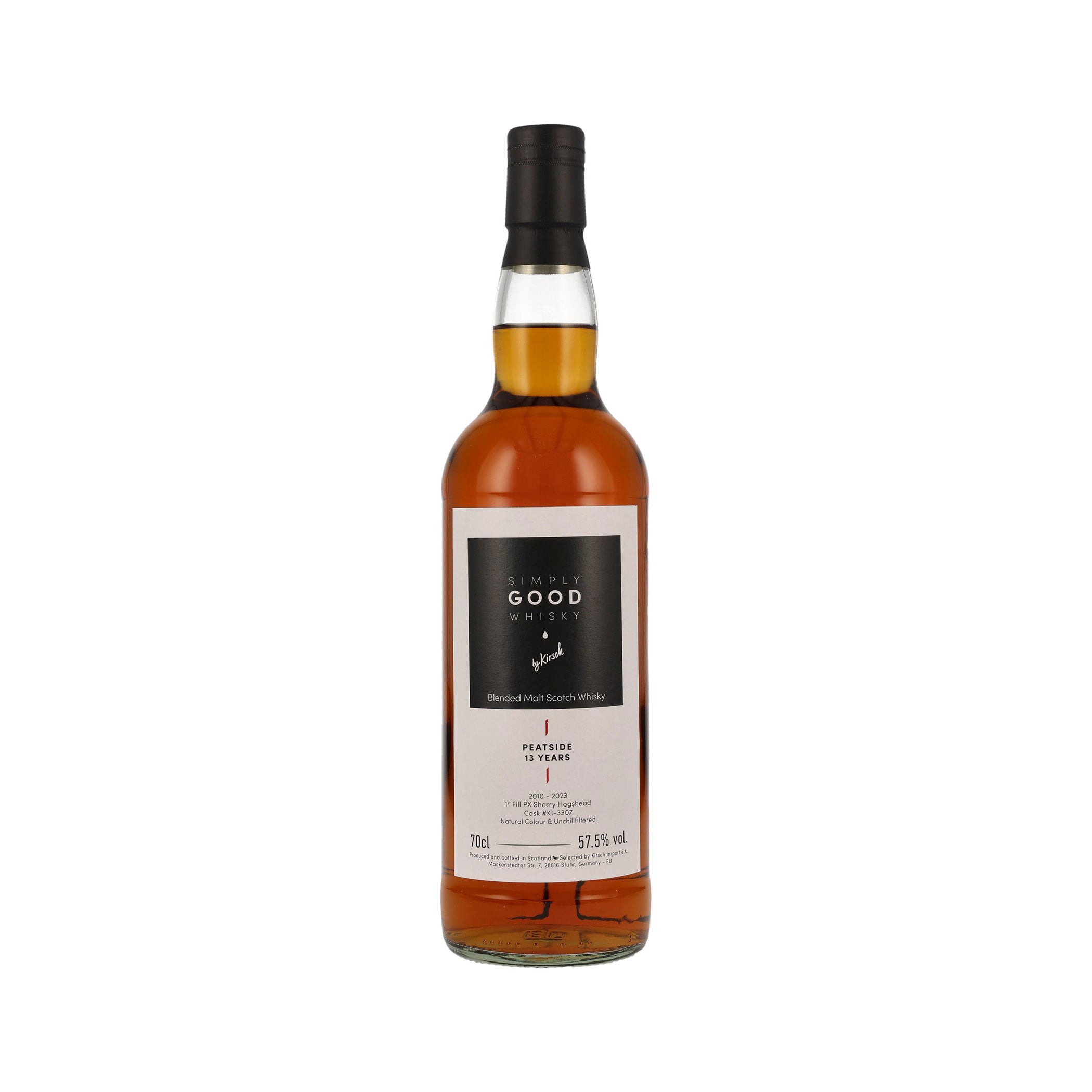 Peatside 13 Jahre - PX Sherry Cask #KI-3307 - Simply Good Whisky by Kirsch