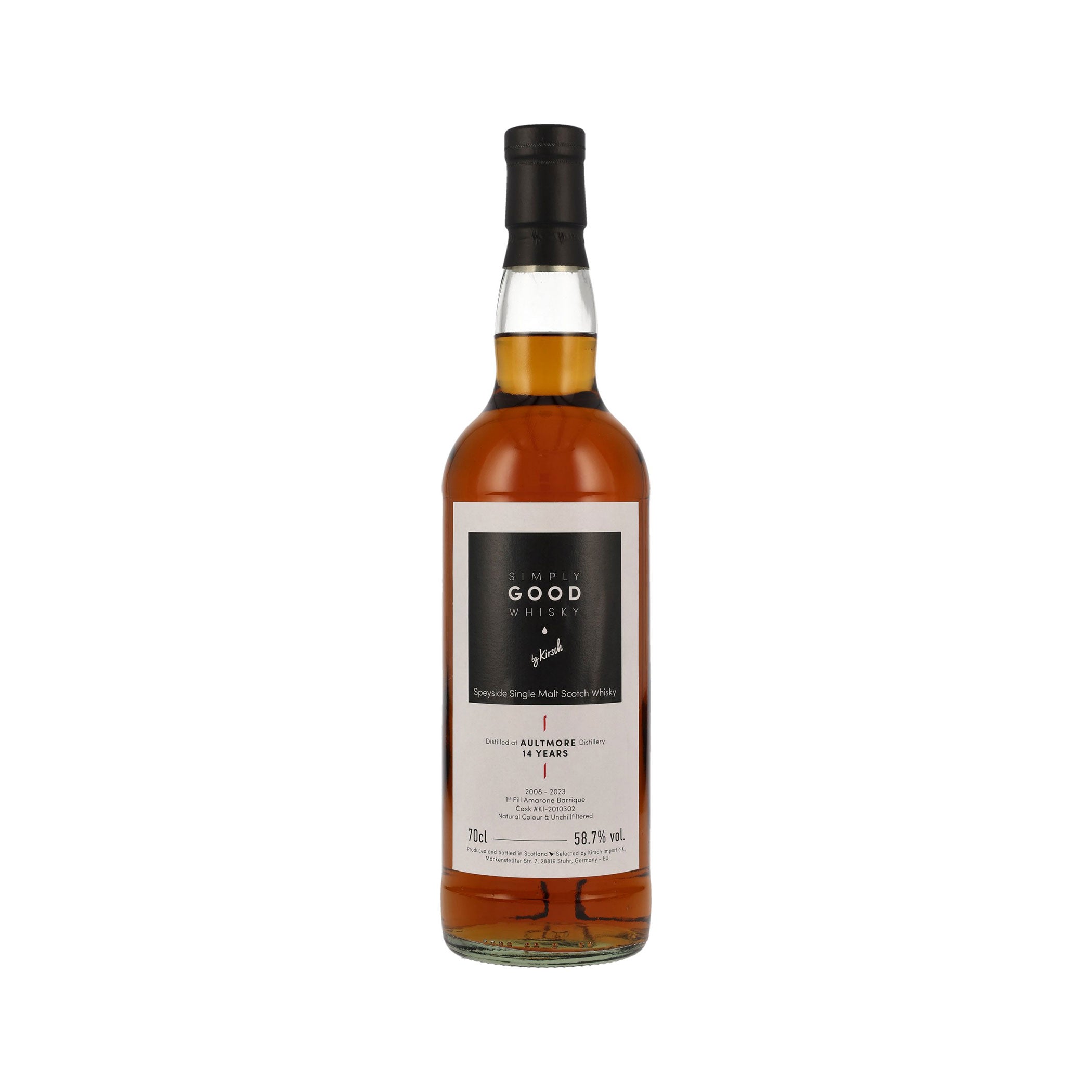 Aultmore 2008/2023 - 14 Jahre - Amarone Barrique #2010302 - Simply Good Whisky