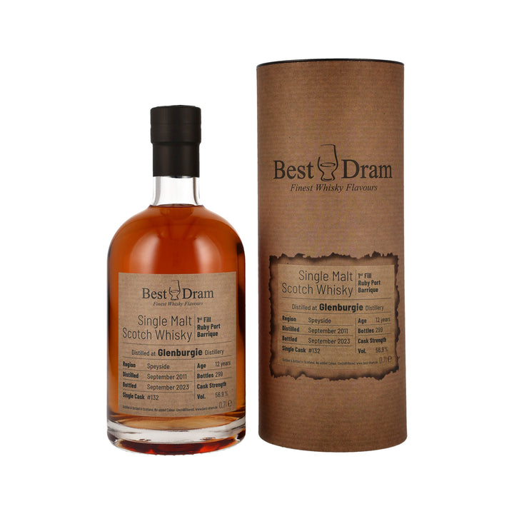 Glenburgie 2011/2023 - 12 Years Old - 1st Fill Ruby Port 