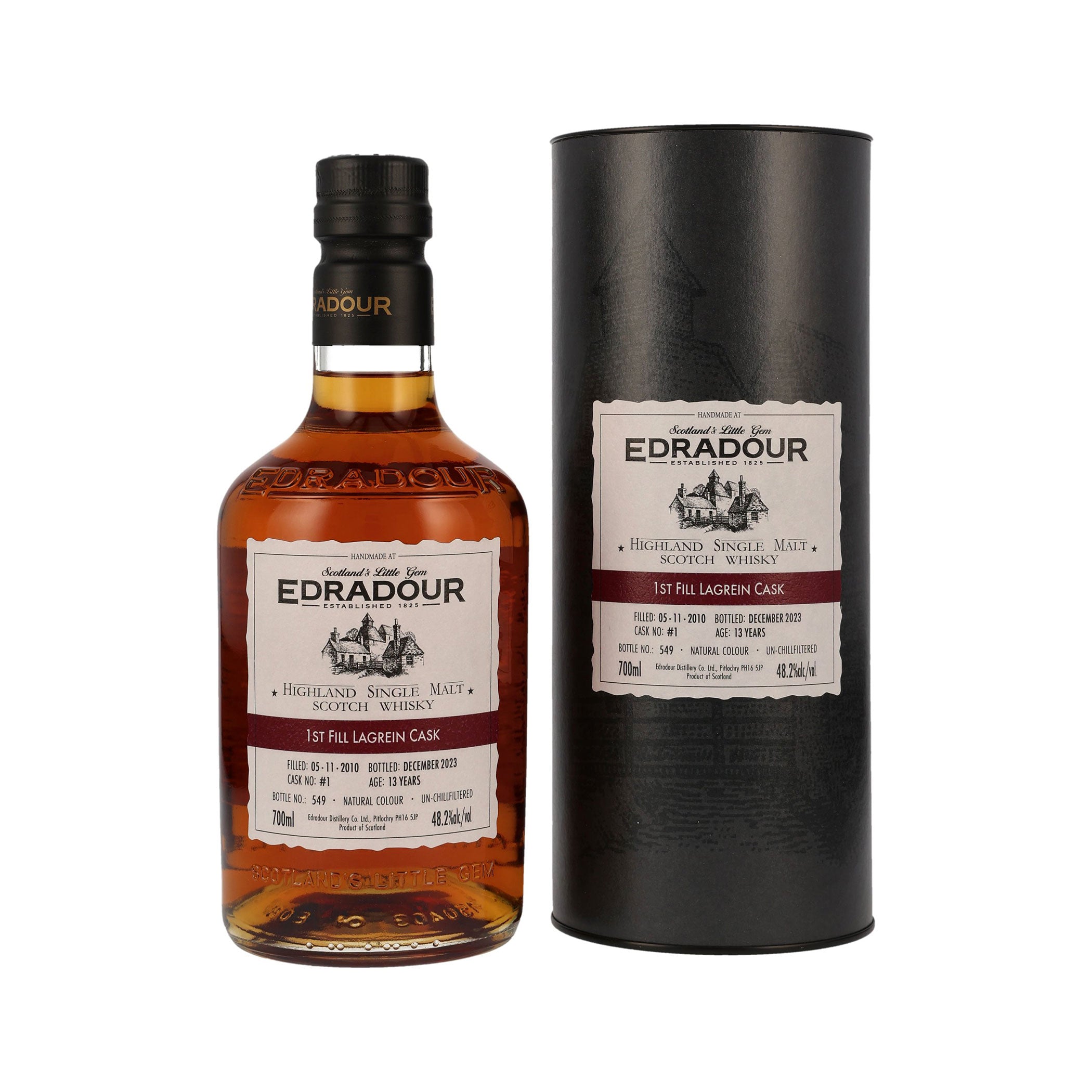 Edradour 2010/2023 – Lagrein Cask #1 - Highland Single Malt Scotch Whisky