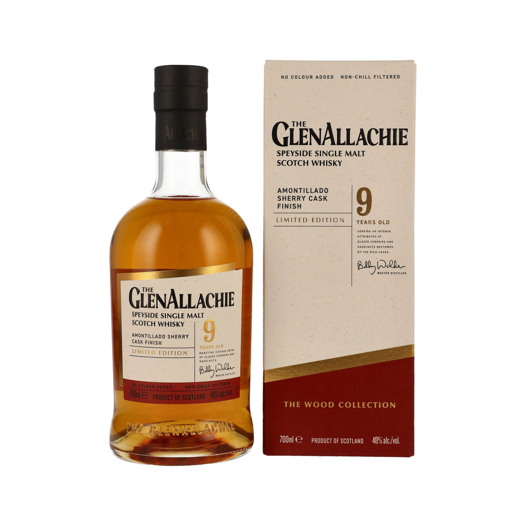 The GlenAllachie 9 Year Old – Amontillado Sherry Finish - Speyside Single Malt Scotch Whisky