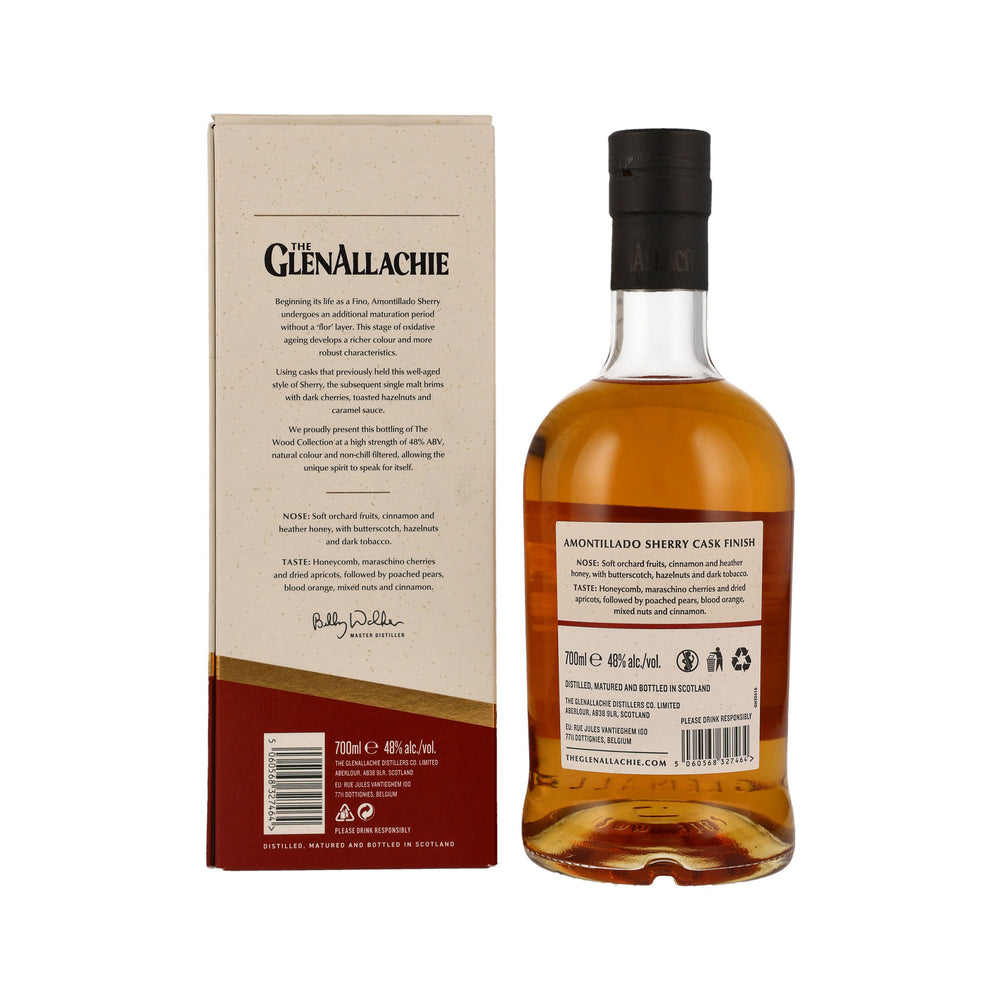 The GlenAllachie 9 Year Old – Amontillado Sherry Finish - Speyside Single Malt Scotch Whisky