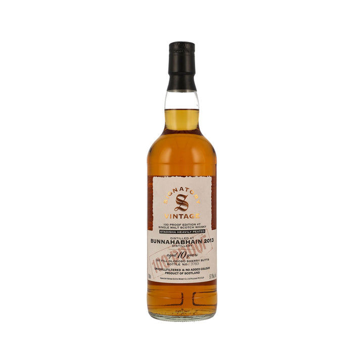 Bunnahabhain Staoisha 2013/2023 - Signatory Islay Single Malt Scotch Whisky - Small Batch Edition 
