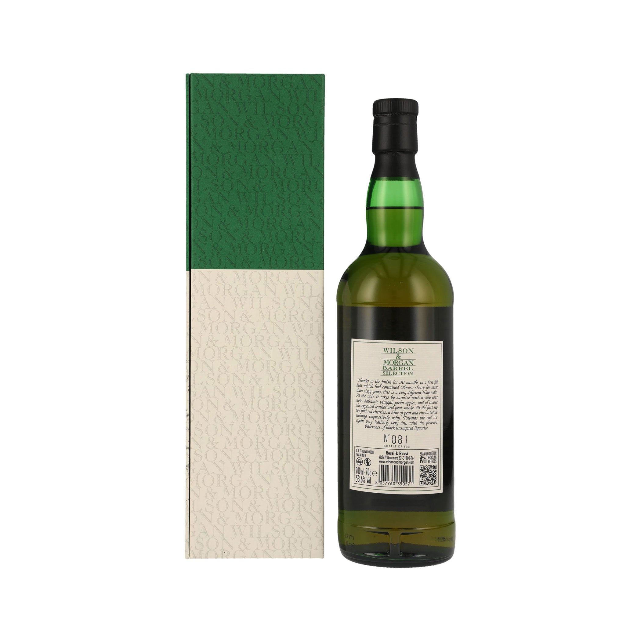 Caol Ila 2008/2023 - 15 Jahre - Oloroso Sherry Finish - Wilson & Morgan - Single Malt Scotch Whisky