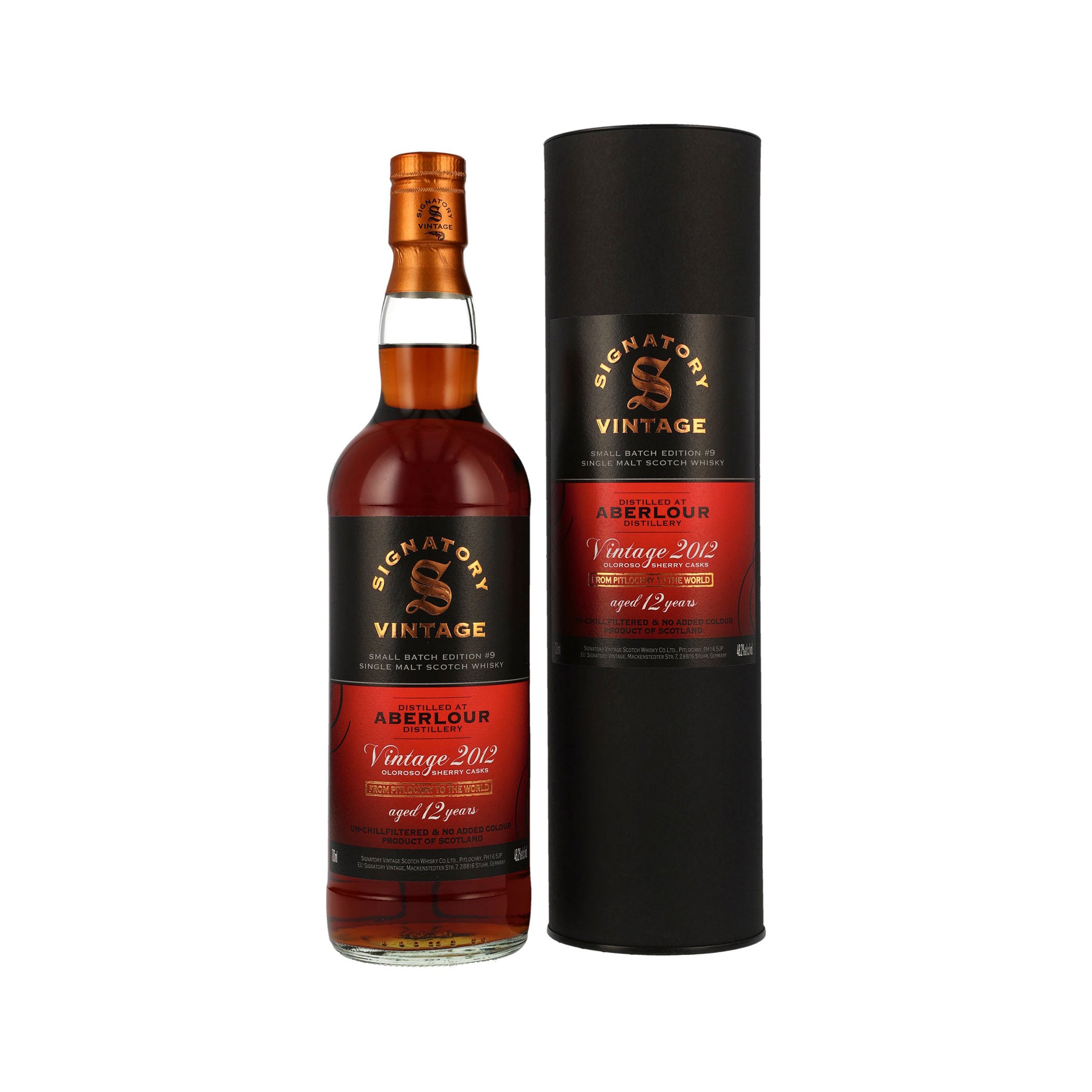 Aberlour 2012/2023 - Signatory Vintage Speyside Single Malt Scotch Whisky - Small Batch Edition #9