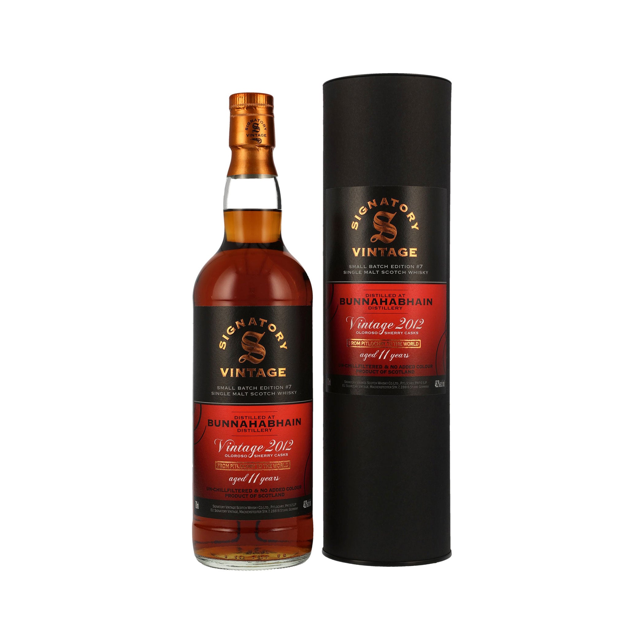 Bunnahabhain 2012/2023 - Signatory Vintage Islay Single Malt Scotch Whisky - Small Batch Edition #7