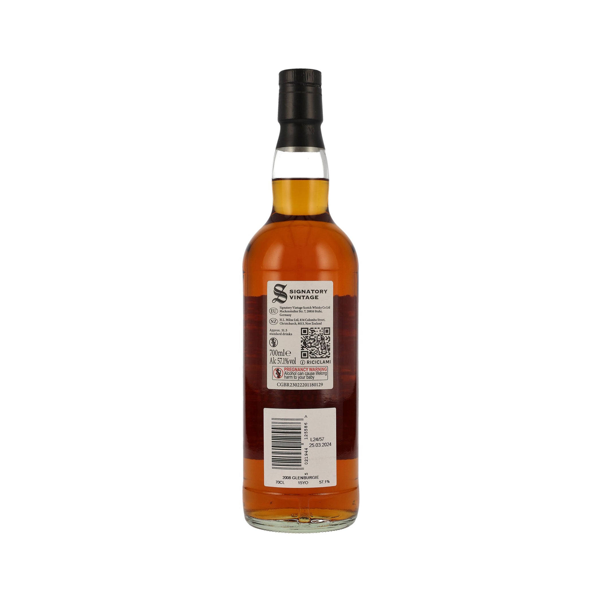 Glenburgie 2008 - 15 Jahre Signatory Vintage Speyside Single Malt Scotch Whisky - Cask Edition #2