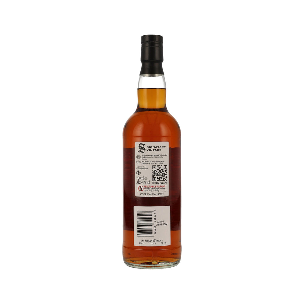 Mannochmore 2012 -11 Years Old- Signatory Vintage Speyside Single Malt Scotch Whisky 100 Proof Edition #13