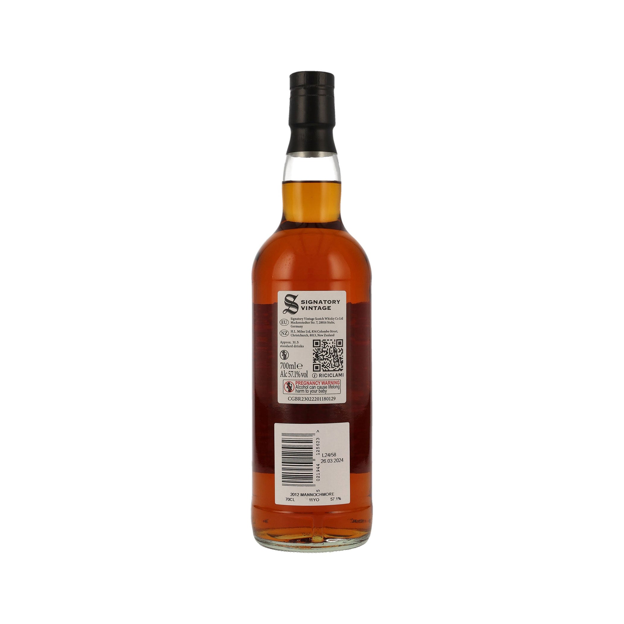 Mannochmore 2012 -11 Jahre- Signatory Vintage Speyside Single Malt Scotch Whisky 100 Proof Edition #13