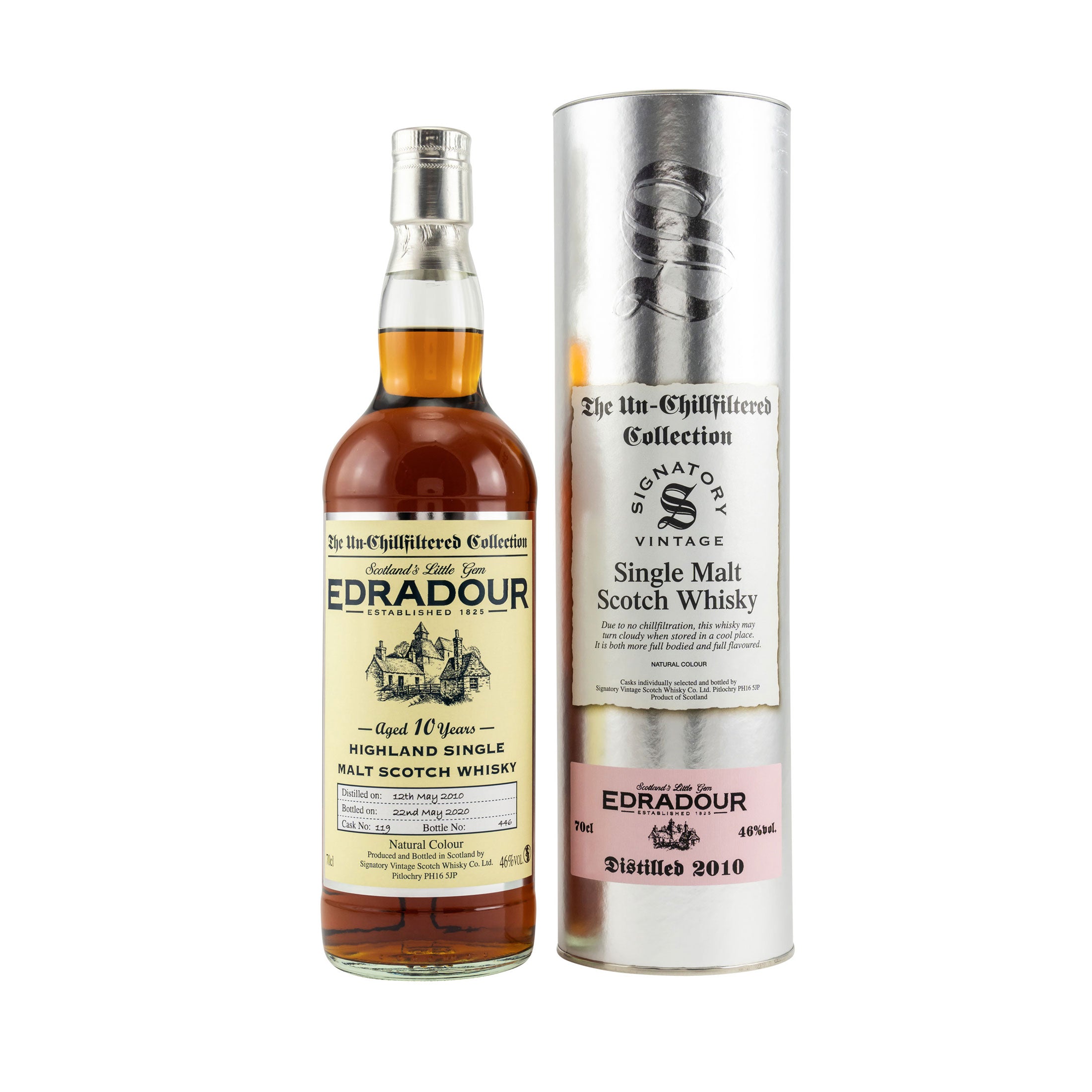 Edradour 2010/2020 Signatory un-chill Cask No. #119
