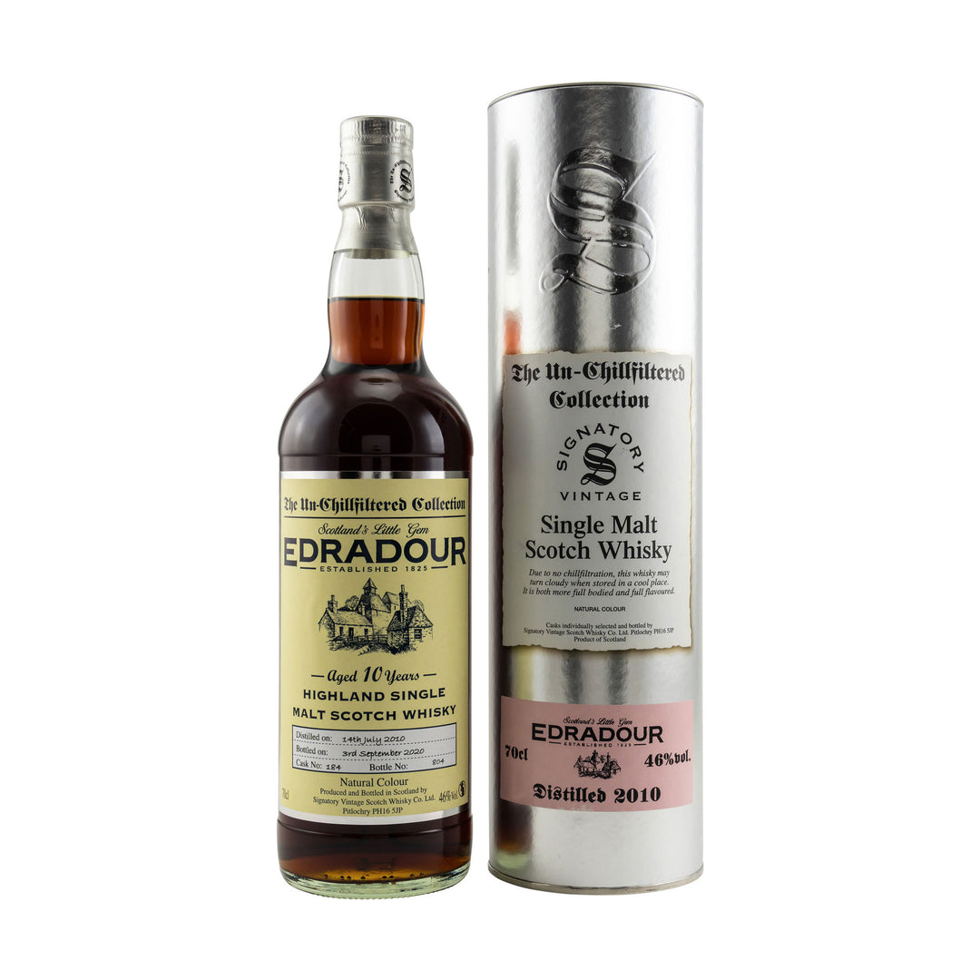 Edradour 2010/2020 Signatory un-chill Cask No. #184