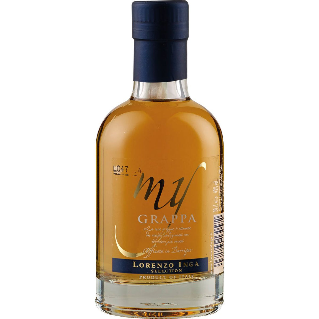 My Grappa Affinata in Barrique Selection Miniatur Inga Piemont/Italien 0,2 l