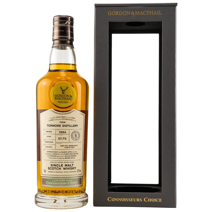 Tormore 1994/2021 - 26 Years Old - Connoisseurs Choice Cask Strength - Gordon &amp; MacPhail Speyside Single Malt Scotch Whisky