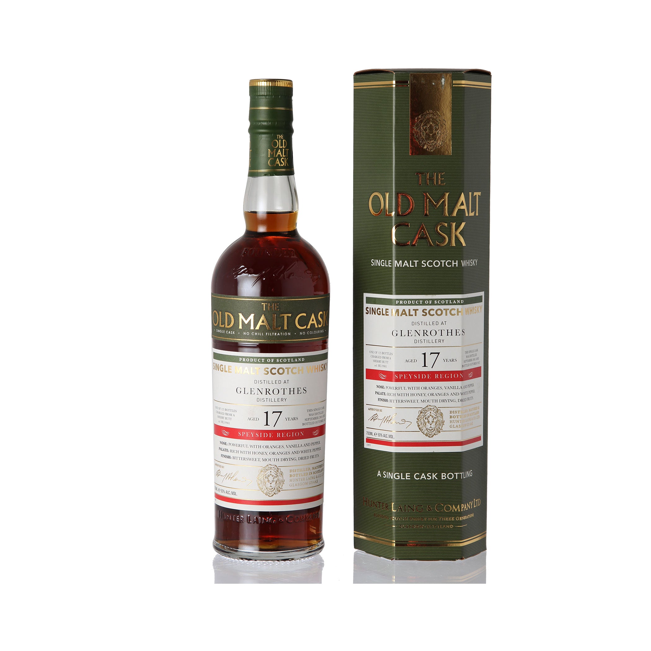 Old Malt Cask - Glenrothes Vintage 2005 - Hunter Laing & Co. Ltd
