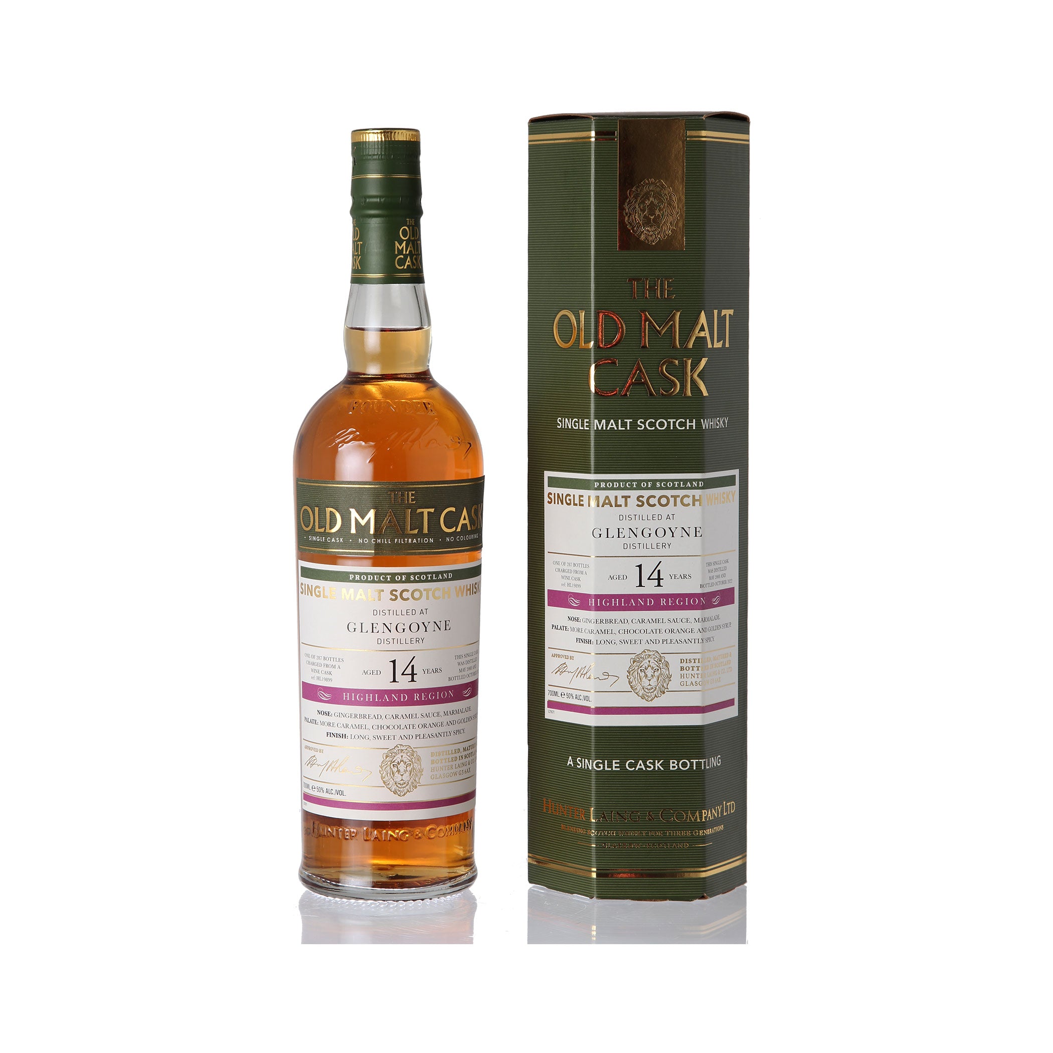 Old Malt Cask - Glengoyne Vintage 2008 - Hunter Laing & Co. Ltd