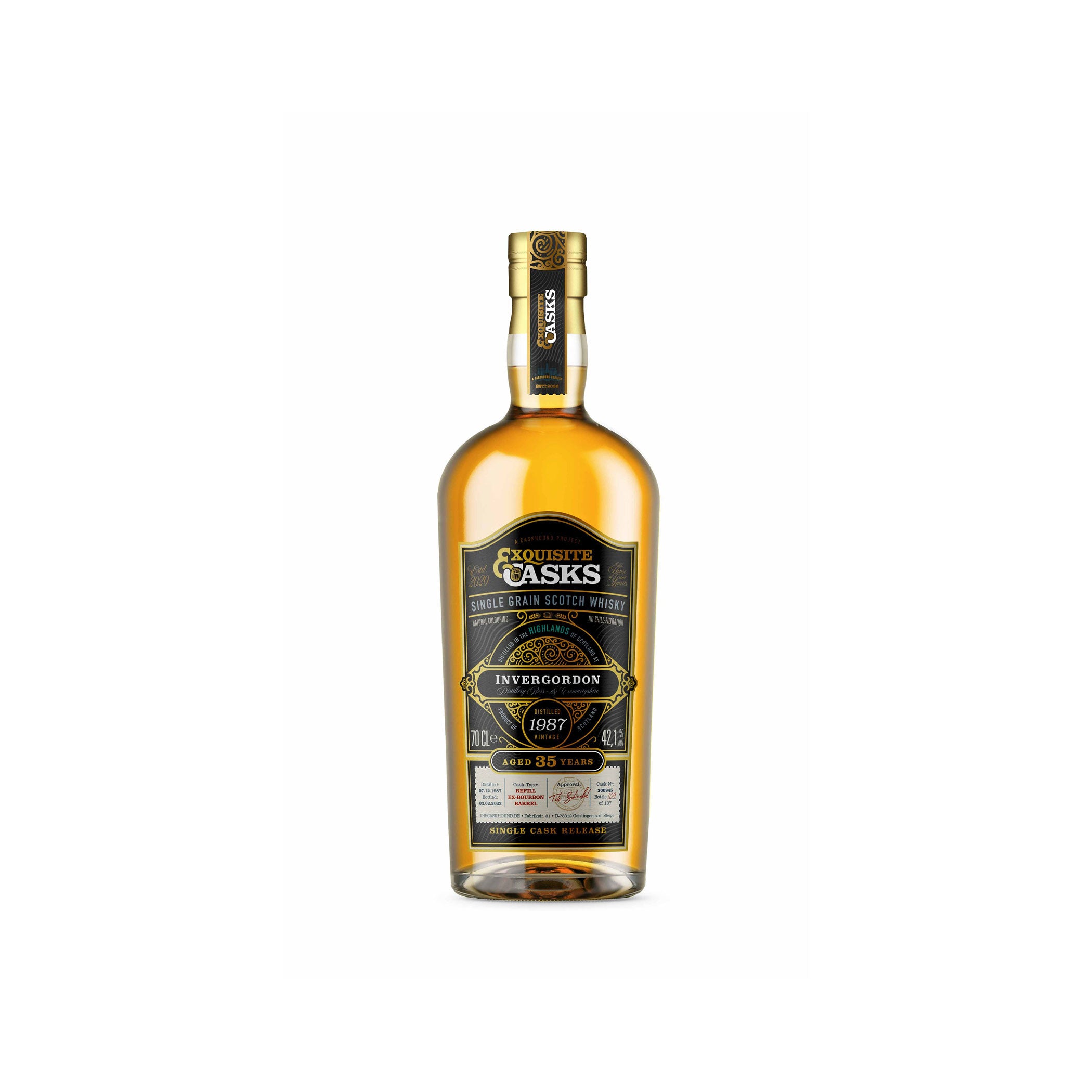 Invergordon 1987 - Exquisite Cask - 35 Jahre - Bourbon Cask