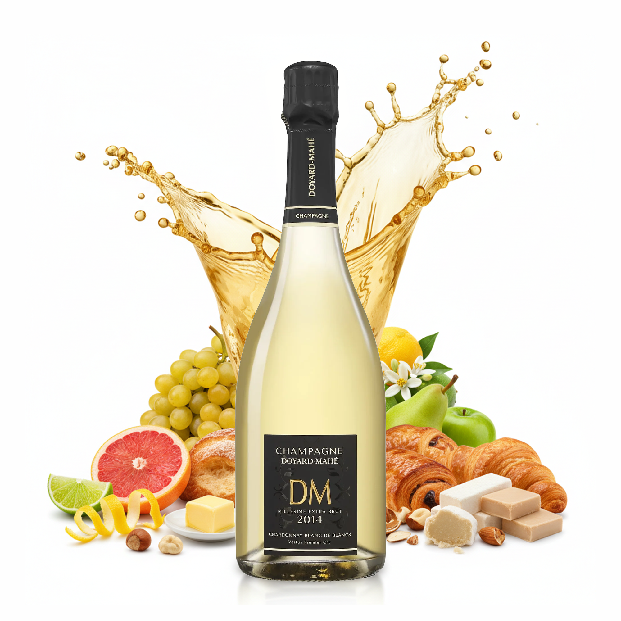 2014 Millésime Blanc de Blanc Extra Brut - Champagne Doyard Mahé - Champagne, France