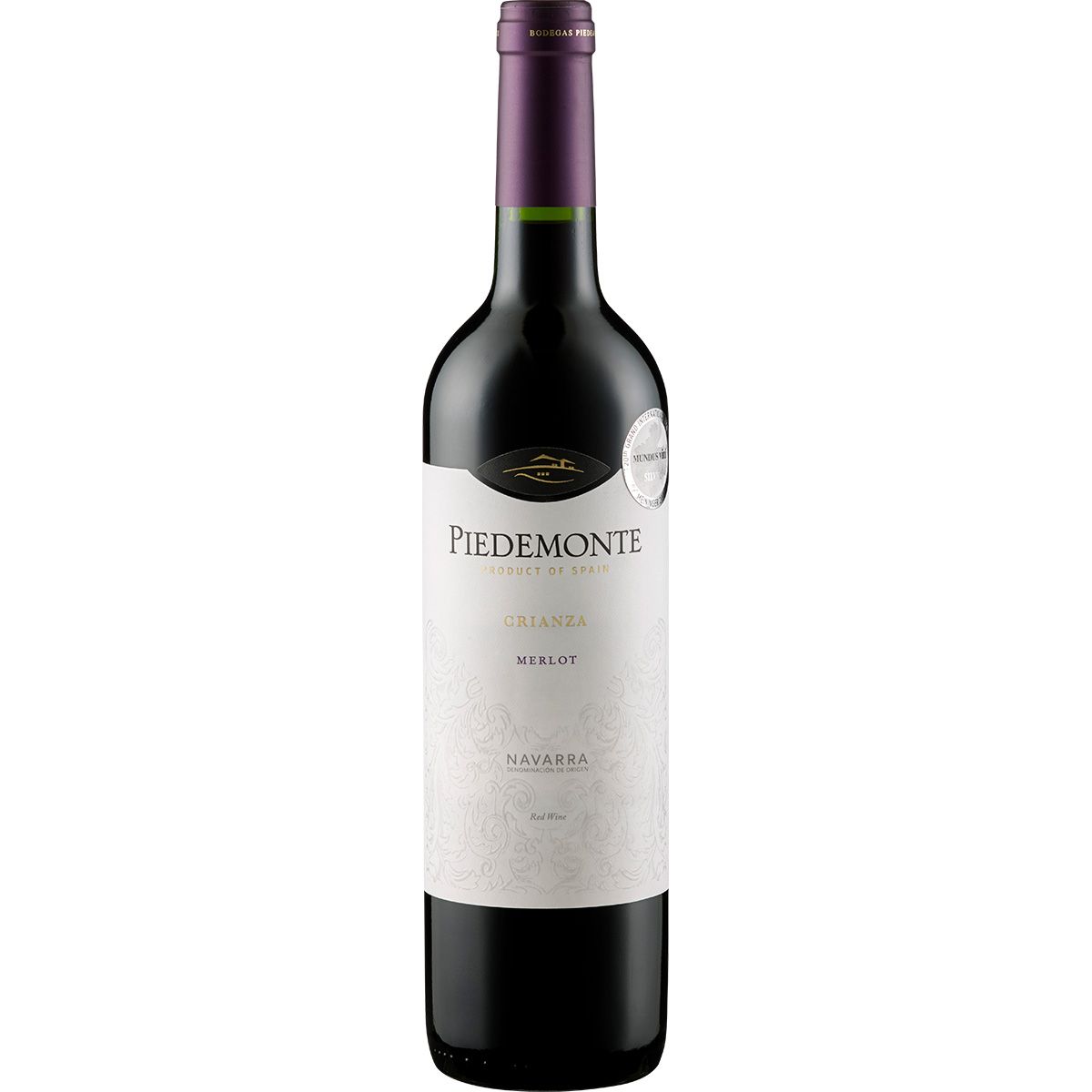 2019 Piedemonte Crianza Merlot  DO  Piedemonte Navarra/Spain 0.75 L
