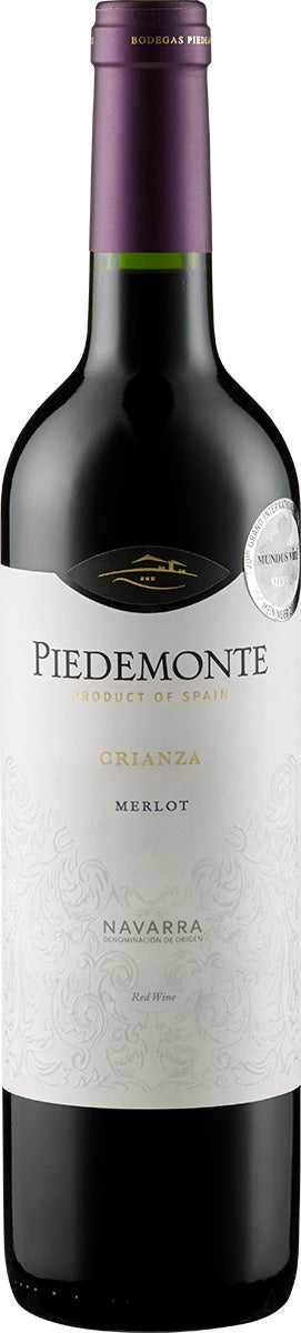 2019 Piedemonte Crianza Merlot  DO  Piedemonte Navarra/Spain 0.75 L