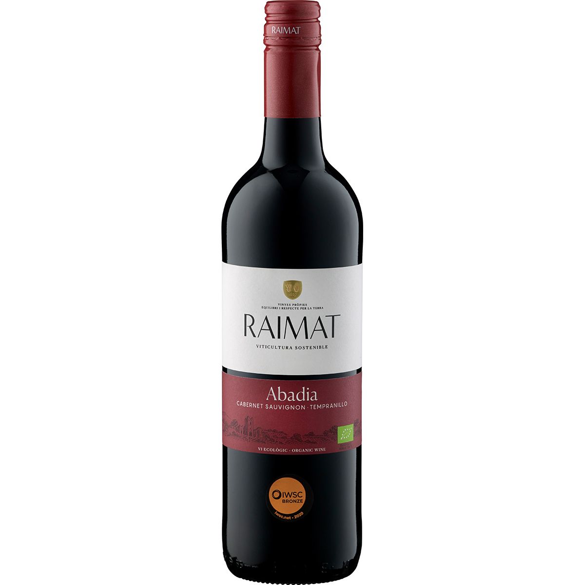 2020 Raïmat Abadia Cabernet Sauvignon -Tempranillo  DO - Organic Raïmat Costers del Segre/Spain 0.75 l