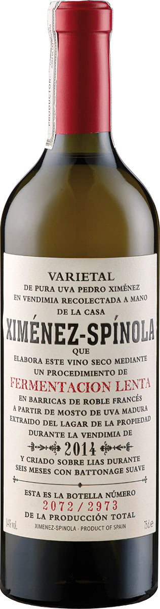 2022 Slow Fermentation Ximénez-Spinola Jerez-Xérèz-Sherry/Spain 0.75 L