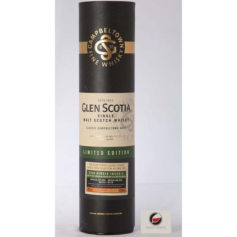 Glen Scotia Vintage 2002 52,1% HEAVILY  PEATED  - Neuware Umkarton beschädigt