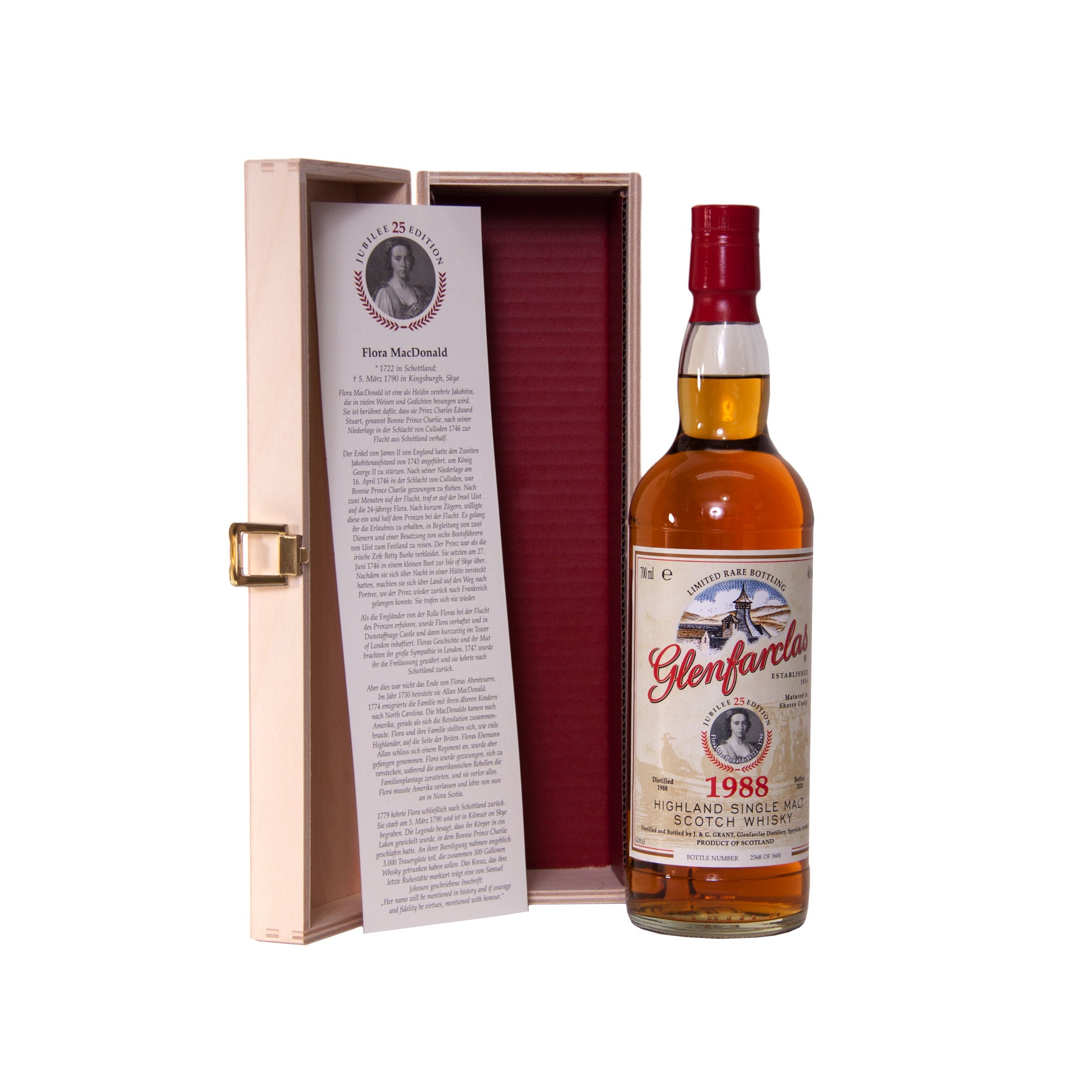 Glenfarclas Edition No. 25 Flora MacDonald 46% - Vintage 1988
