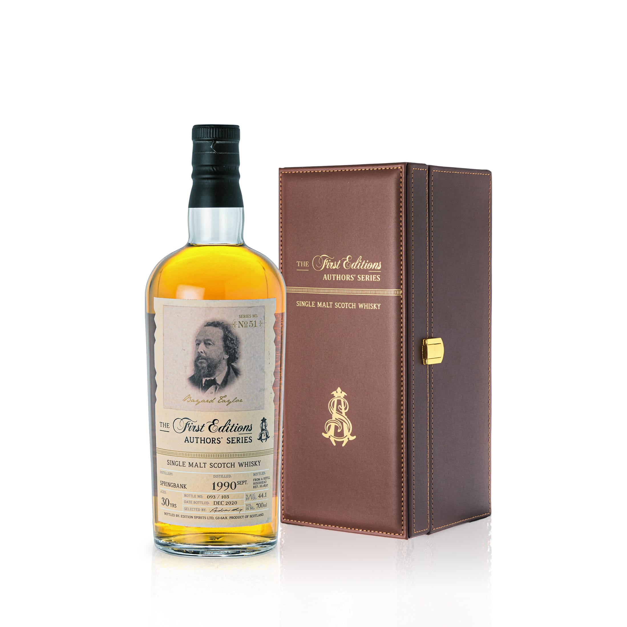 Springbank 30 Jahre 1990/2020  - The First Editions Authors' Series -  Hunter Laing