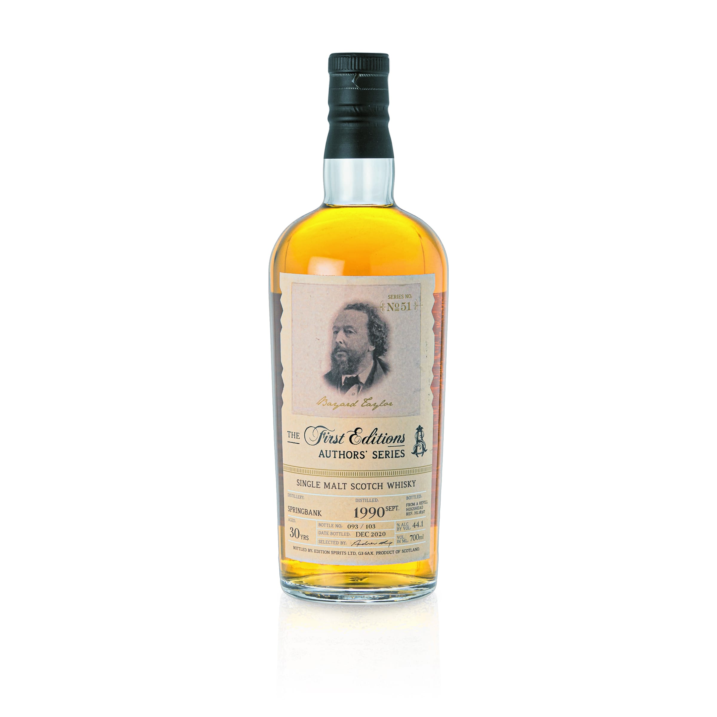Springbank 30 Jahre 1990/2020  - The First Editions Authors' Series -  Hunter Laing