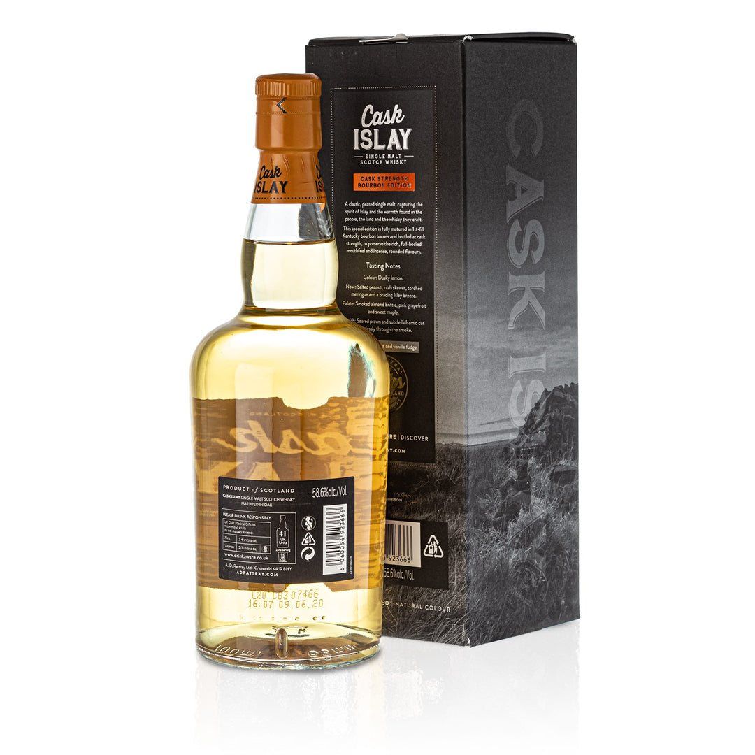 Cask Islay, Cask Strength Bourbon Ed., A.D.Rattray, 58.6%