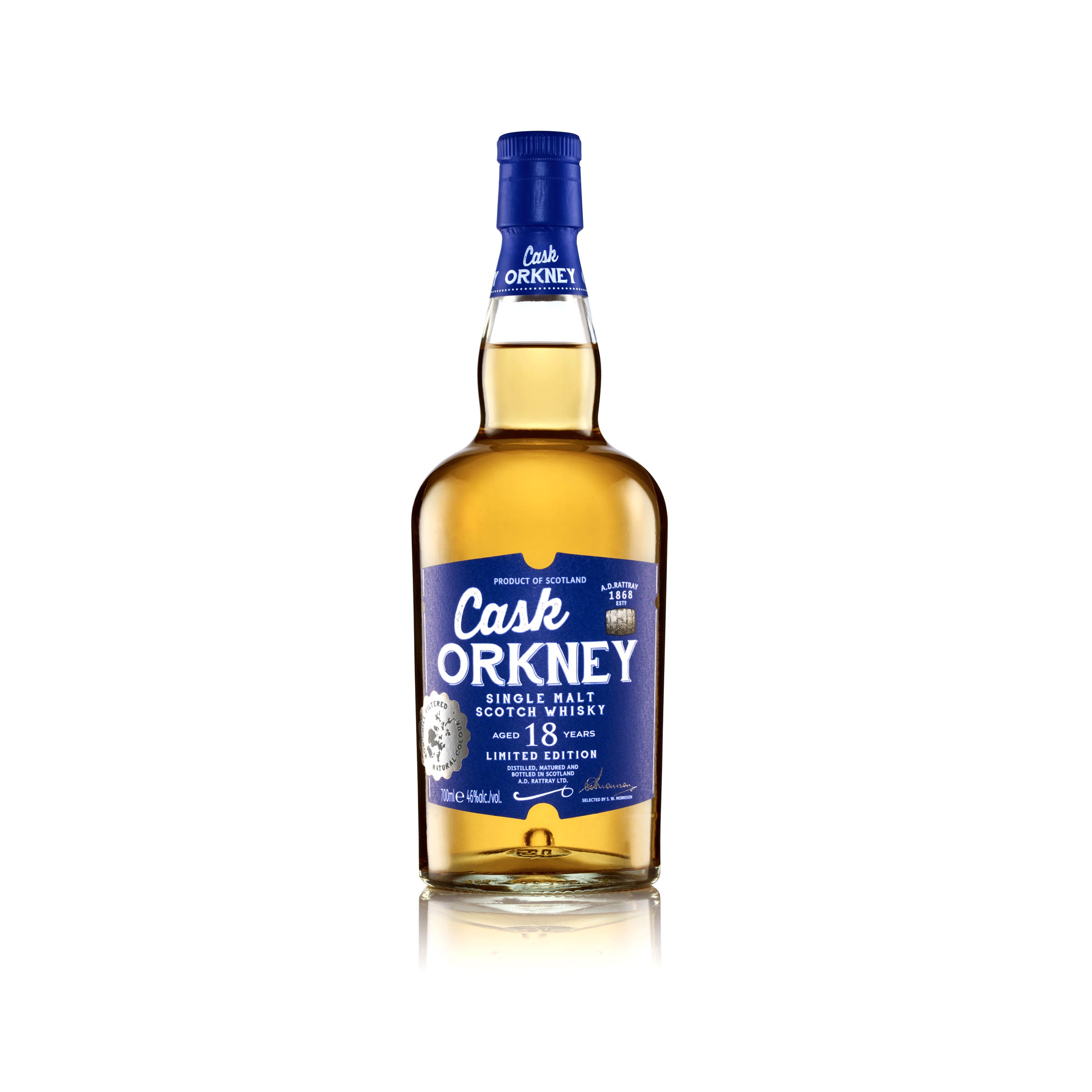 A.D.Rattray, Cask Orkney, 18 yo, 46 % - A.D.Rattray