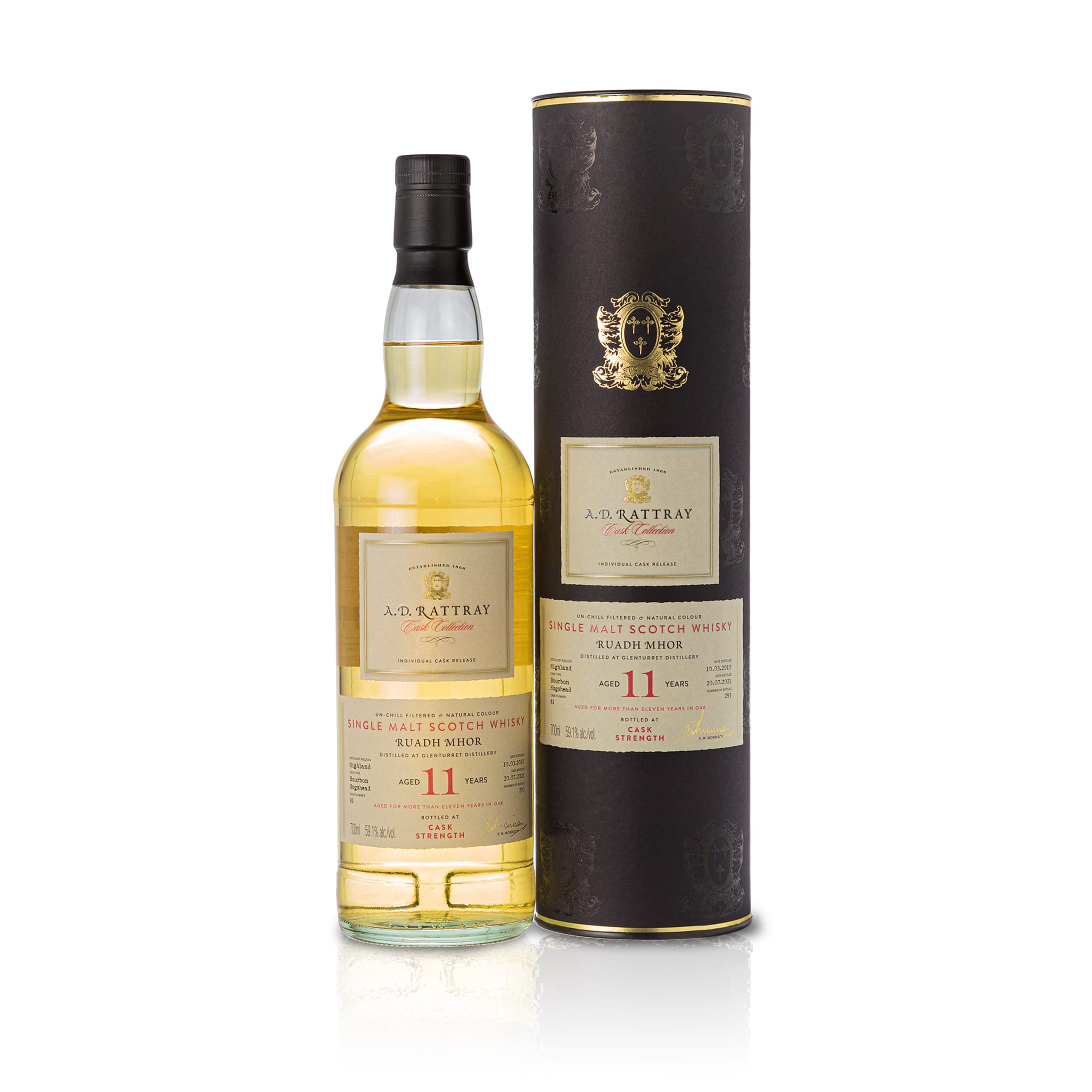 Ruadh Mhor, 11 Jahre , Bourbon Hogshead, A.D. Rattray